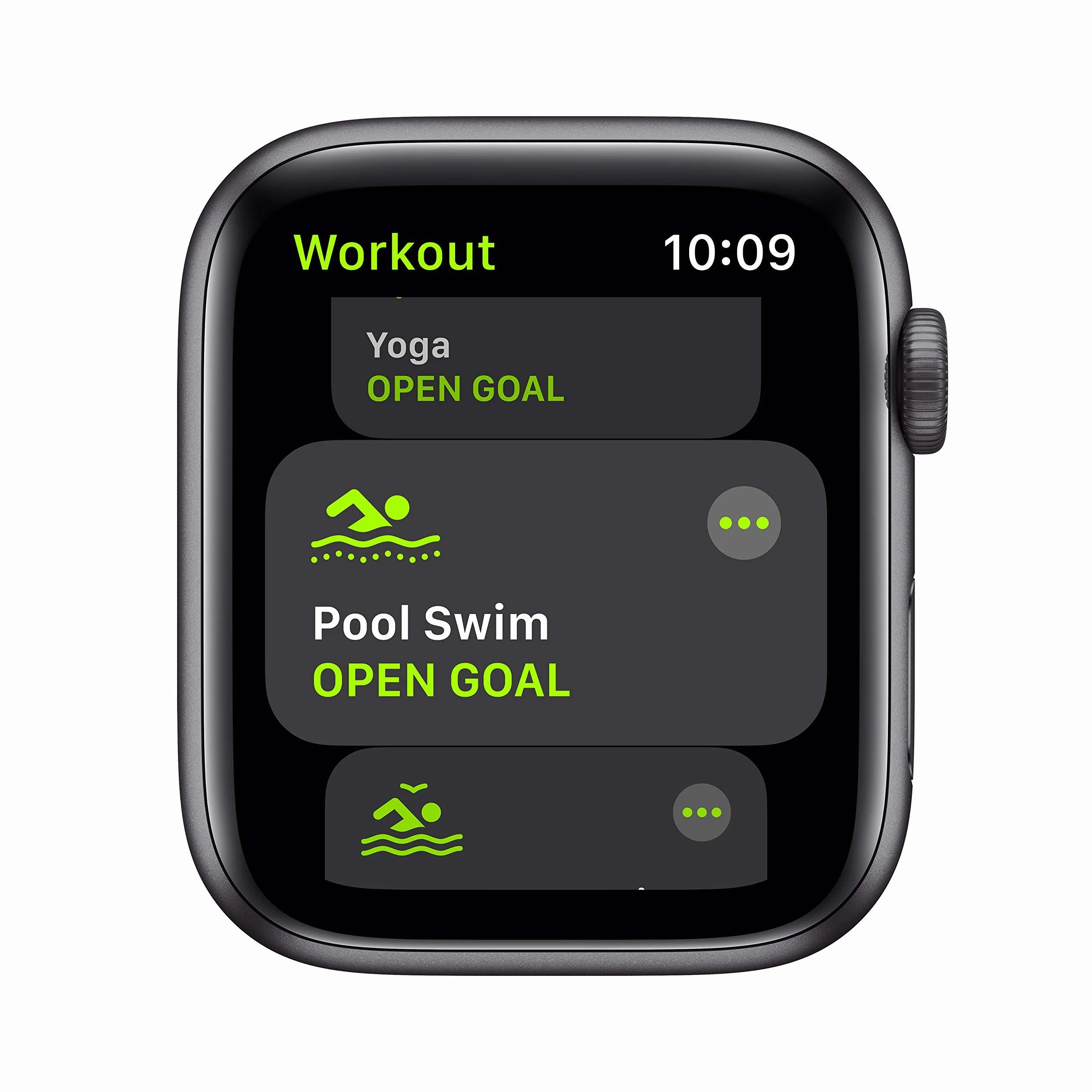 Apple Watch SE (GPS, 44MM) - Case Grigio Siderale in Alluminio con Cinturino Sport Nero (Ricondizionato)