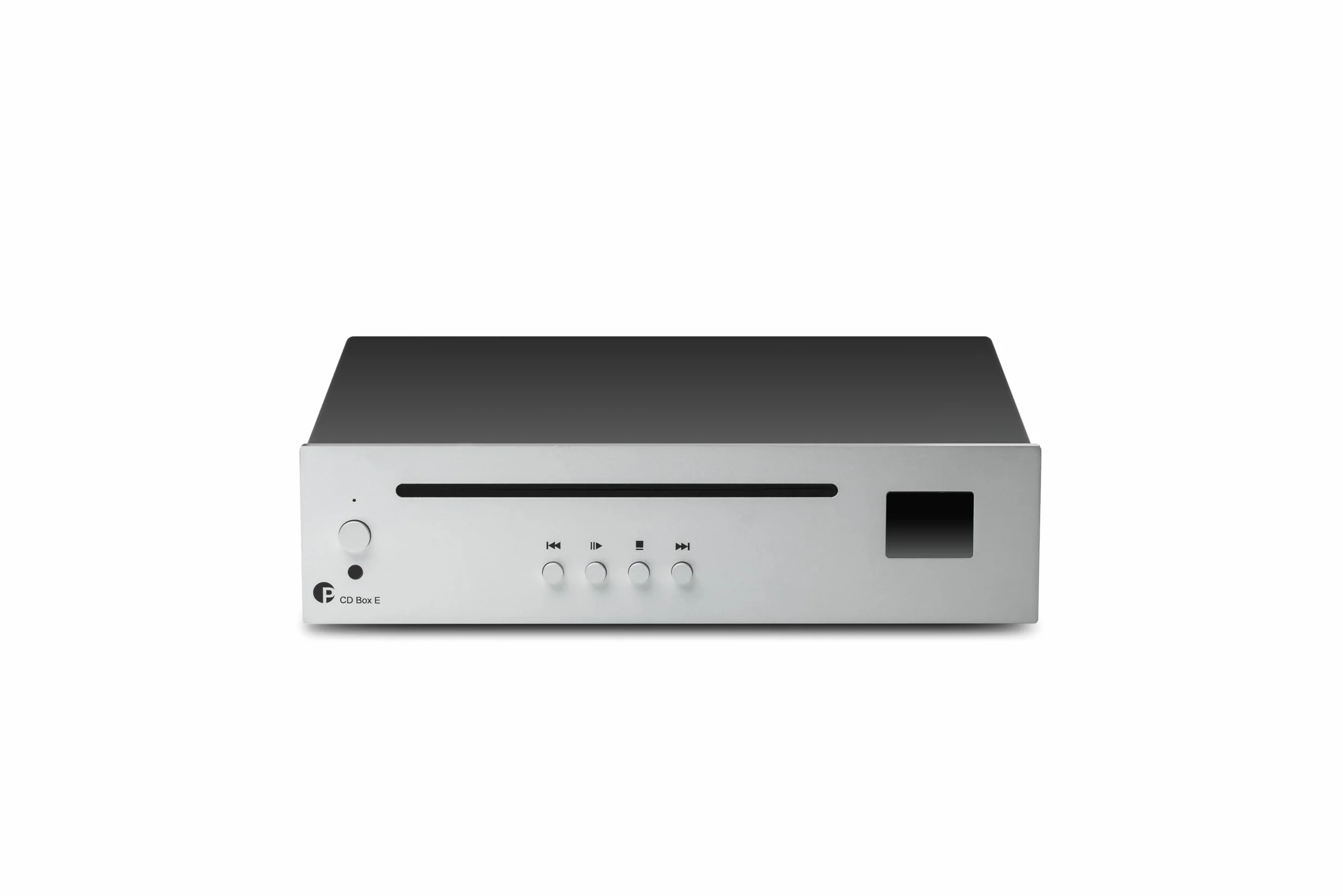 Pro-Ject CD Box E - Lettore CD compatto - Uscite digitali, telecomando, montaggio antiurto - Argento