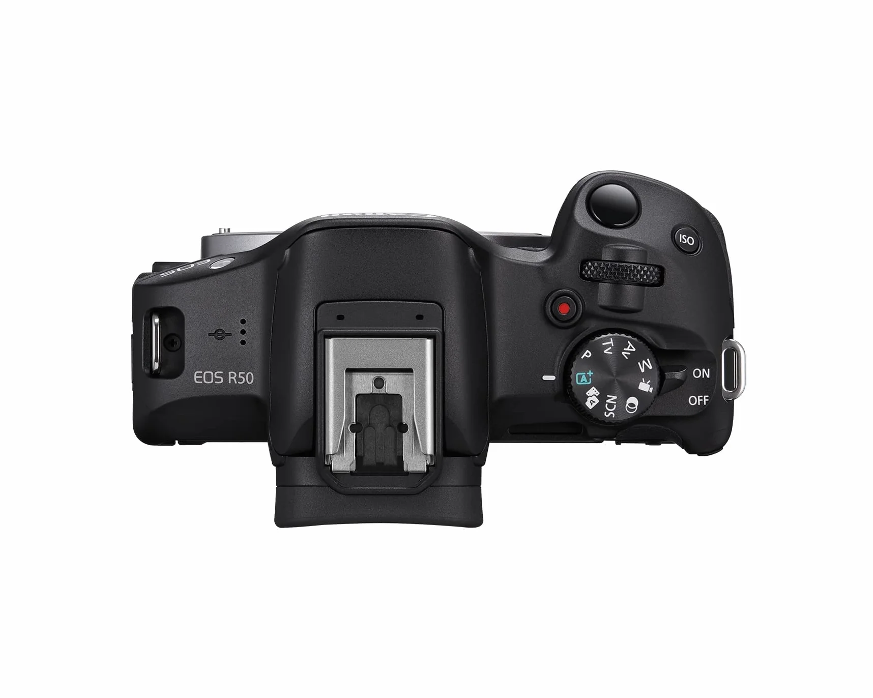 Canon EOS R50 APS-C mirrorless nera (24,2 Mp,- fino a 15fps, DIGIC X, video 4K UHD fino 30p, Dual Pixel CMOS Auto Focus II, Display touch ordinetabile 7,5 cm, Wi-Fi, Bluetooth, solo 328 gr)