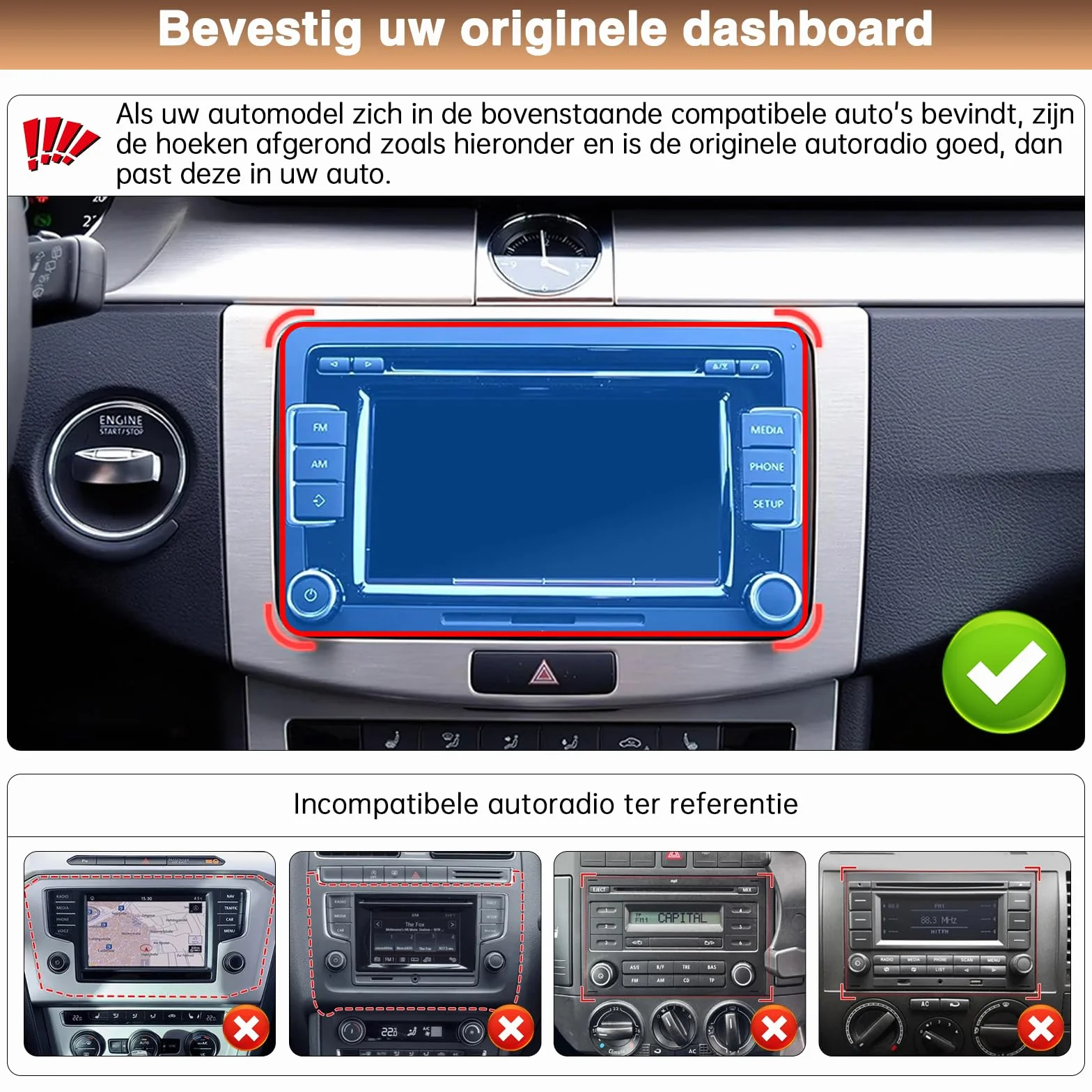 Autoradio con schermo da 7 pollici per Volkswagen Seat Golf Passat Jetta Beetle Tiguan Touran EOS Skoda Seat Doppio Din Touchscreen Radio Bluetooth con CarPlay wireless Android Auto GPS