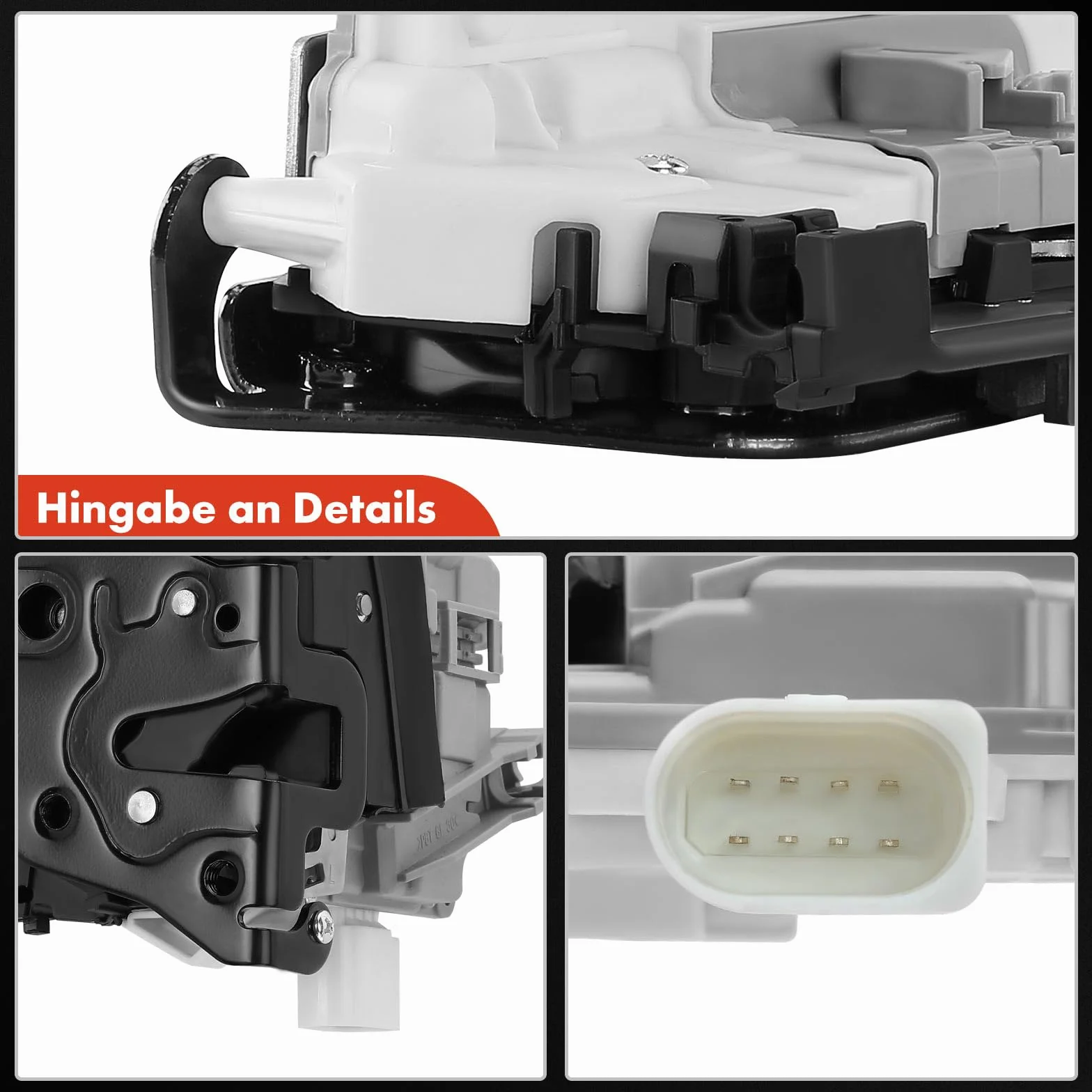 Frankberg Serratura porta serratura auto Posteriore sinistro Compatibile con A4 Avant 8K5 Q5 8RB Q3 8UB 8UG A4 8K2 Q7 4LB Replace# V10-85-0029