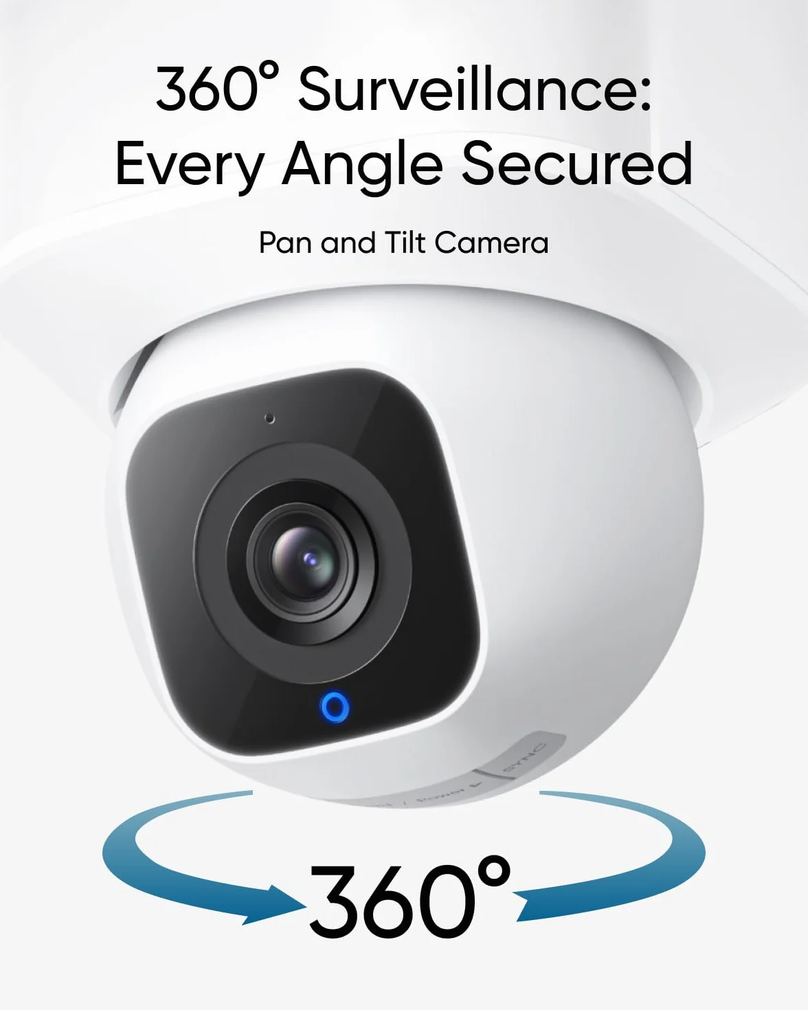 eufy Security Floodlight Cam E30, telecamera wi-fi esterno, Rotazione Panoramica e Inclinazione a 360°,Rilevamento e Tracciamento con AI, Video 2K, 2000 Lumen, Registrazione 24/7 (Ricondizionato)