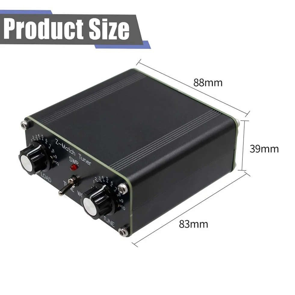 QRP Z-Match Antenna Sintonizzatore Manuale 5W 3-28 MHz Ham