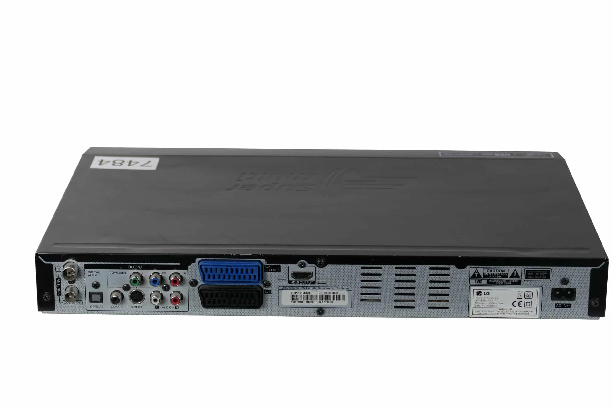 LG RH387H - Registratore DVD da disco rigido, 160 GB, lettore DivX HDMI, porta USB