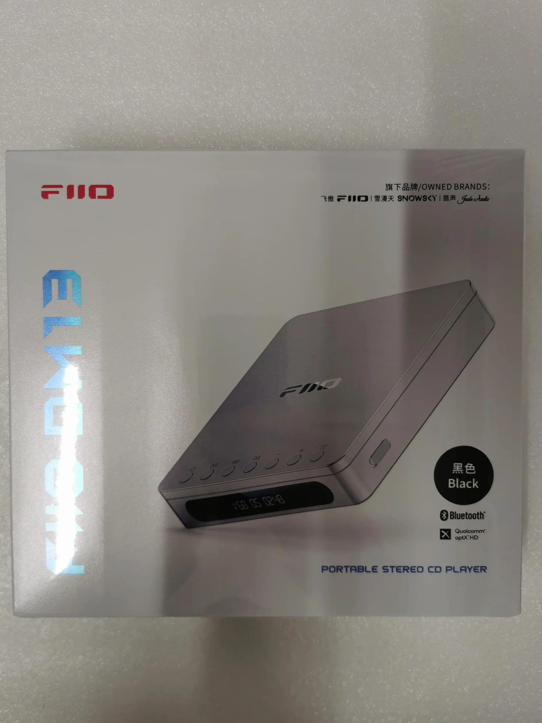 FiiO DM13 Lettore CD stereo Bluetooth portatile multifunzione con uscite ottiche/coassiali/3,5 mm/4,4 mm