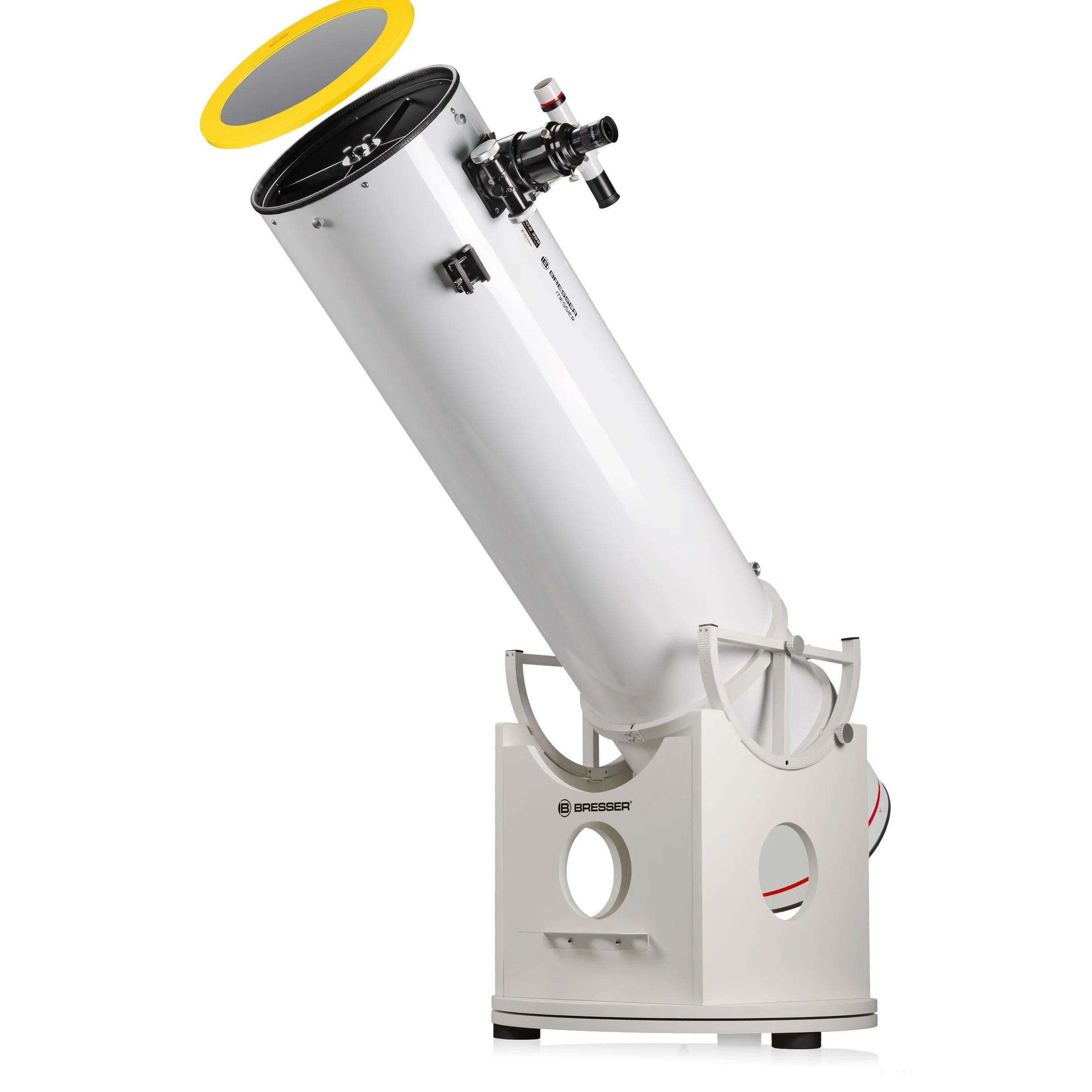 Telescopio Dobson Bresser Messier 12": Specchio principale 305mm, tubo GFK leggero, fuocheggiatore HEX 2,5", per osservazione notturna e solare