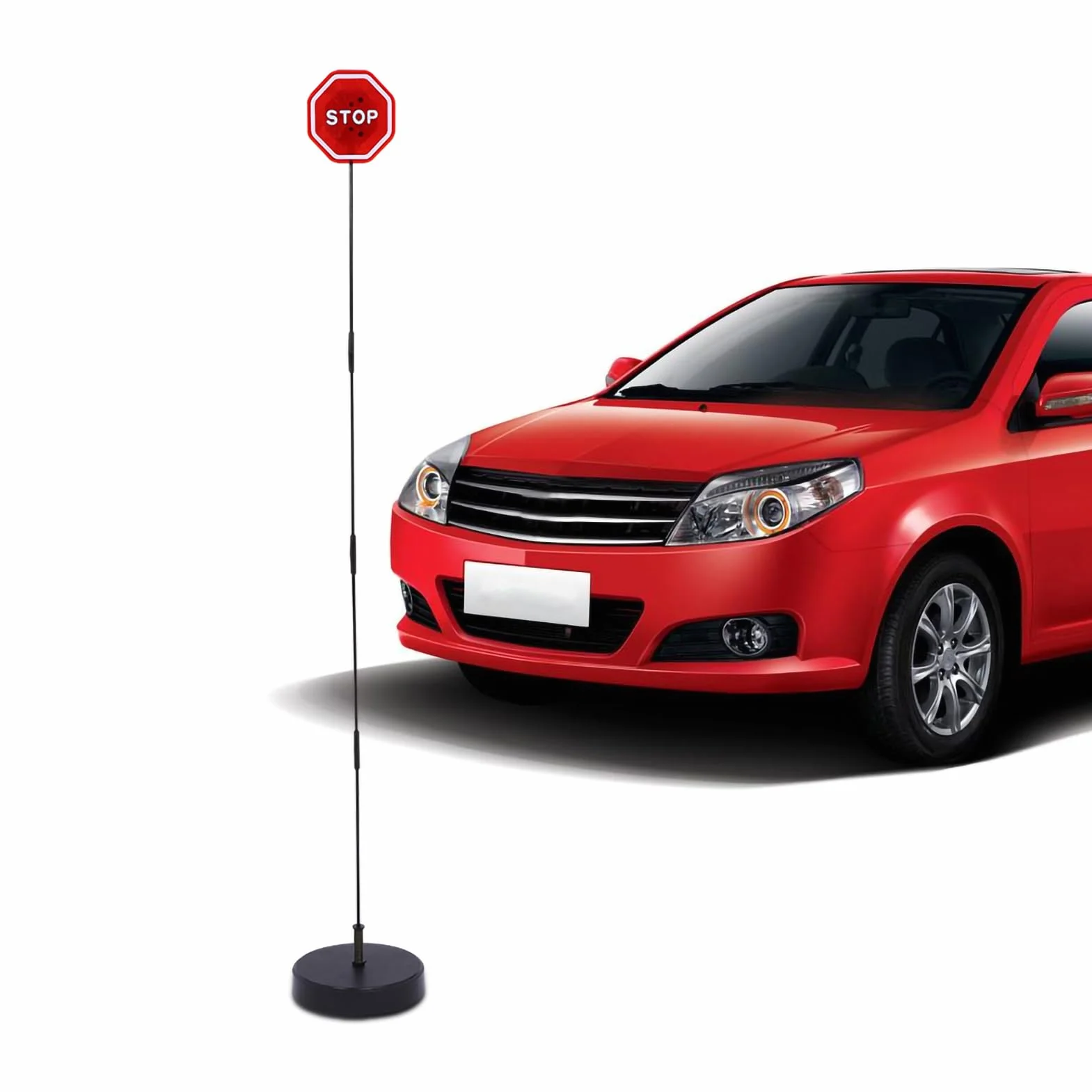 KIMISS Sensore di Arresto LED con Supporto Regolabile Rilevatore di Parcheggio Automatico per Garage