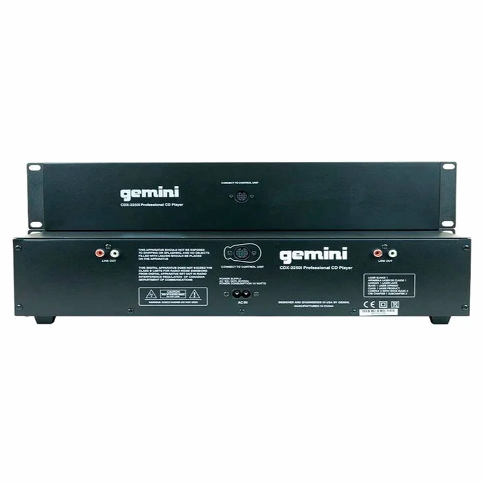 Gemini Sound CDX-2250I: lettore multimediale CD DJ con USB