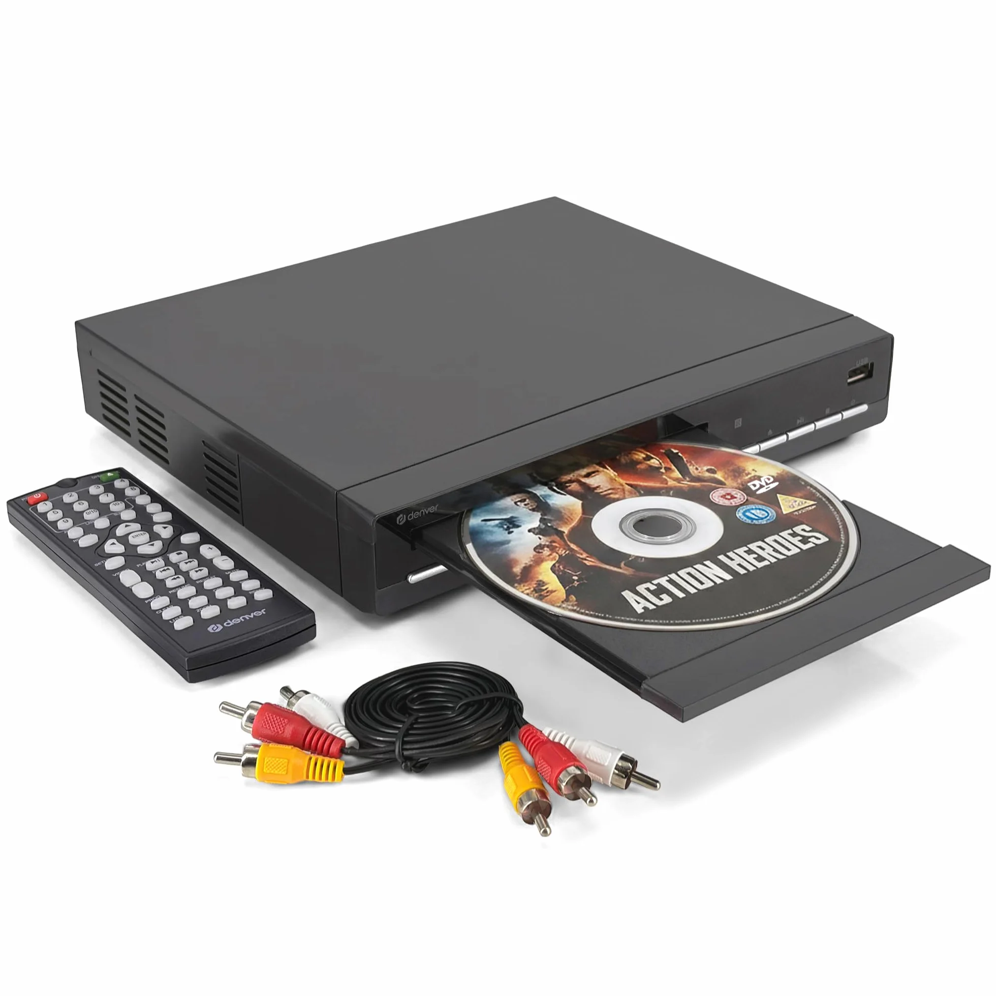 Lettore DVD per TV con HDMI Upscaling 1080p – DVD Player con USB SCART – Lettore CD DVD Compatibile Smart TV Samsung LG Sony – Region Free – Lettore HiFi Compatto