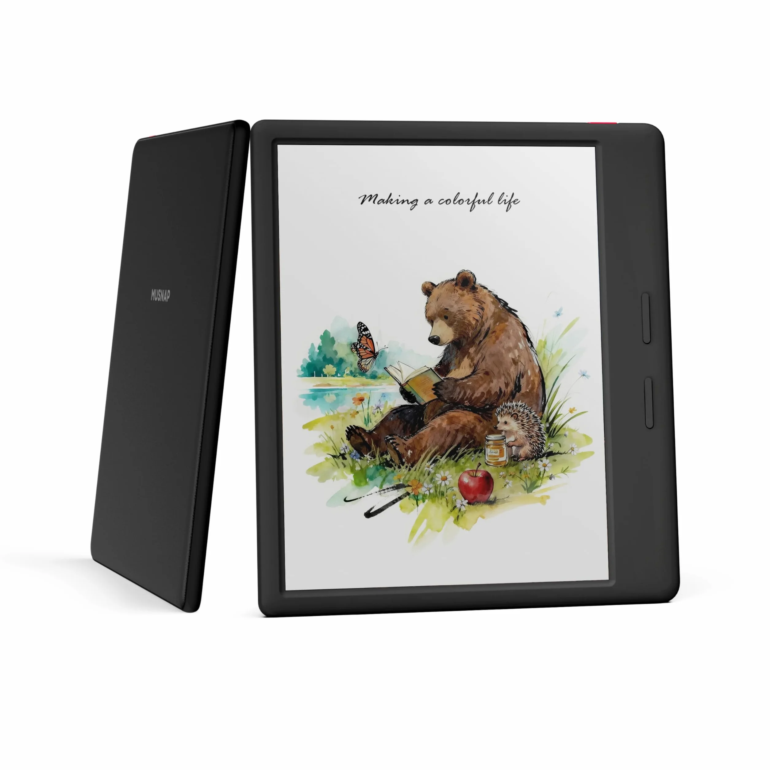 Ocean C - Lettore di eBook a colori da 64 GB + 4 GB, supporta la scrittura a mano, tablet in carta E-Ink a colori da 7 pollici con batteria a lunga durata per lettura e scrittura (penna stilo