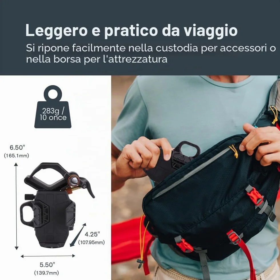 Celestron 81055 NexYZ Adattatore universale per smartphone a 3 assi, design brevettato - funziona con telescopi, cannocchiali, binocoli, monocoli e microscopi, nero