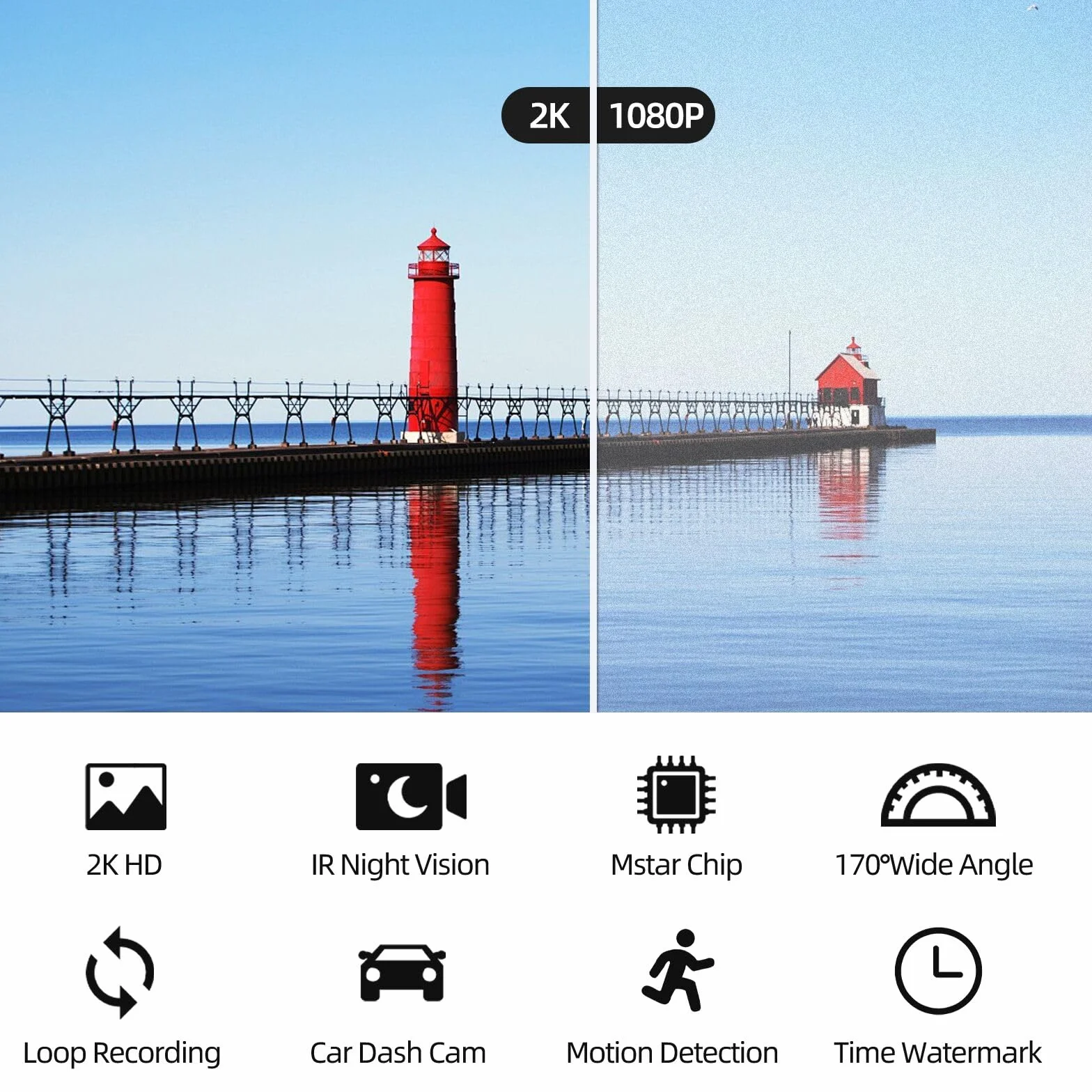 CAMMHD 1440P Body Cam 3500mAh 10-12 ore Registrazione video Visione notturna a infrarossi Bodycam con 2 clip ruotabili a 360° per la sicurezza della polizia(Nessuna carta)