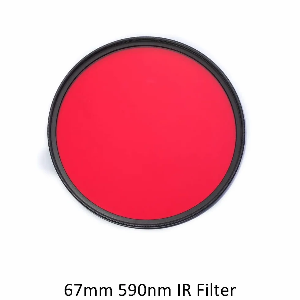 67mm 590nm R59 Filtro Ottico a infrarossi for Accessori for Lenti for Fotocamera