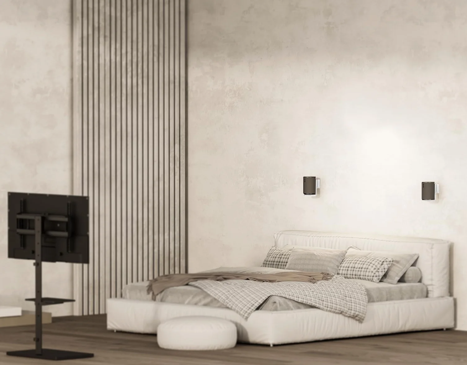 Sonos Era100 HS40WL Supporto da Parete 2 Pezzi Inclinabile Orientabile con Gestione Cavi