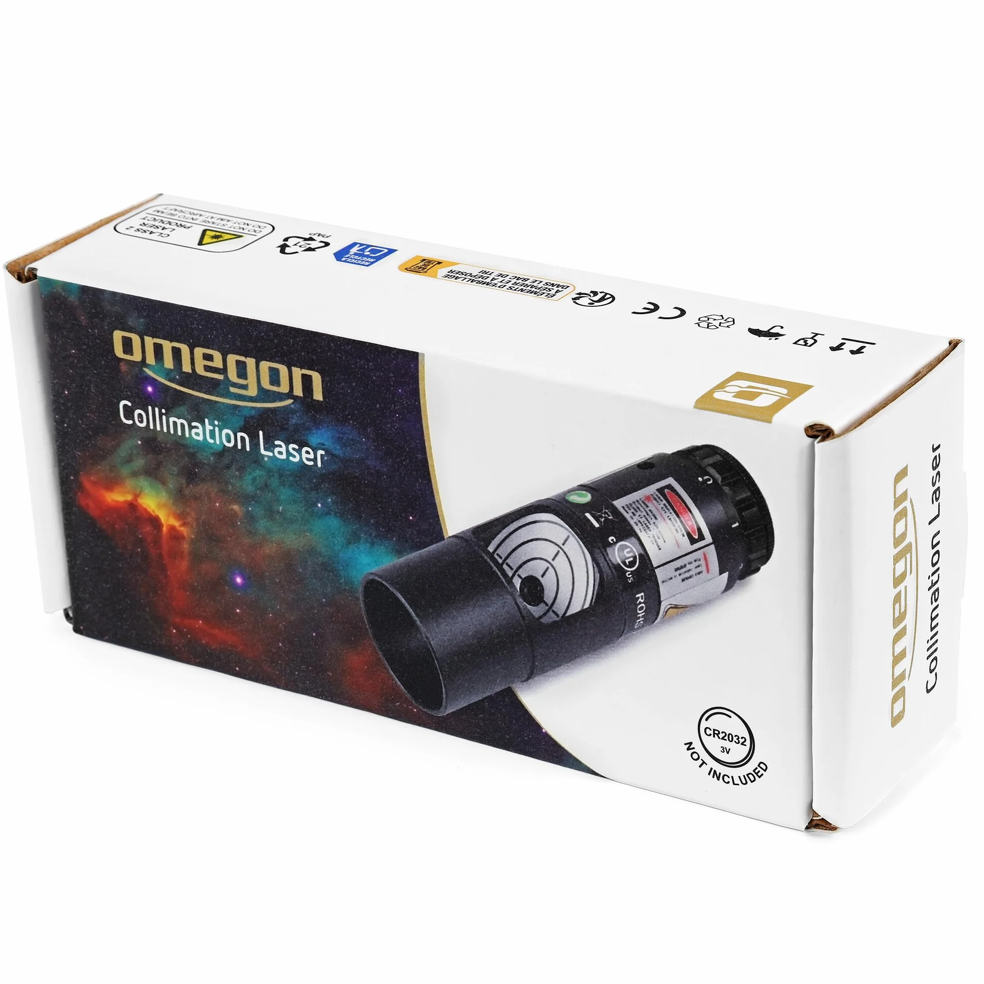 Omegon Collimatore Laser Newton 1,25'' con apertura di controllo Rev. B