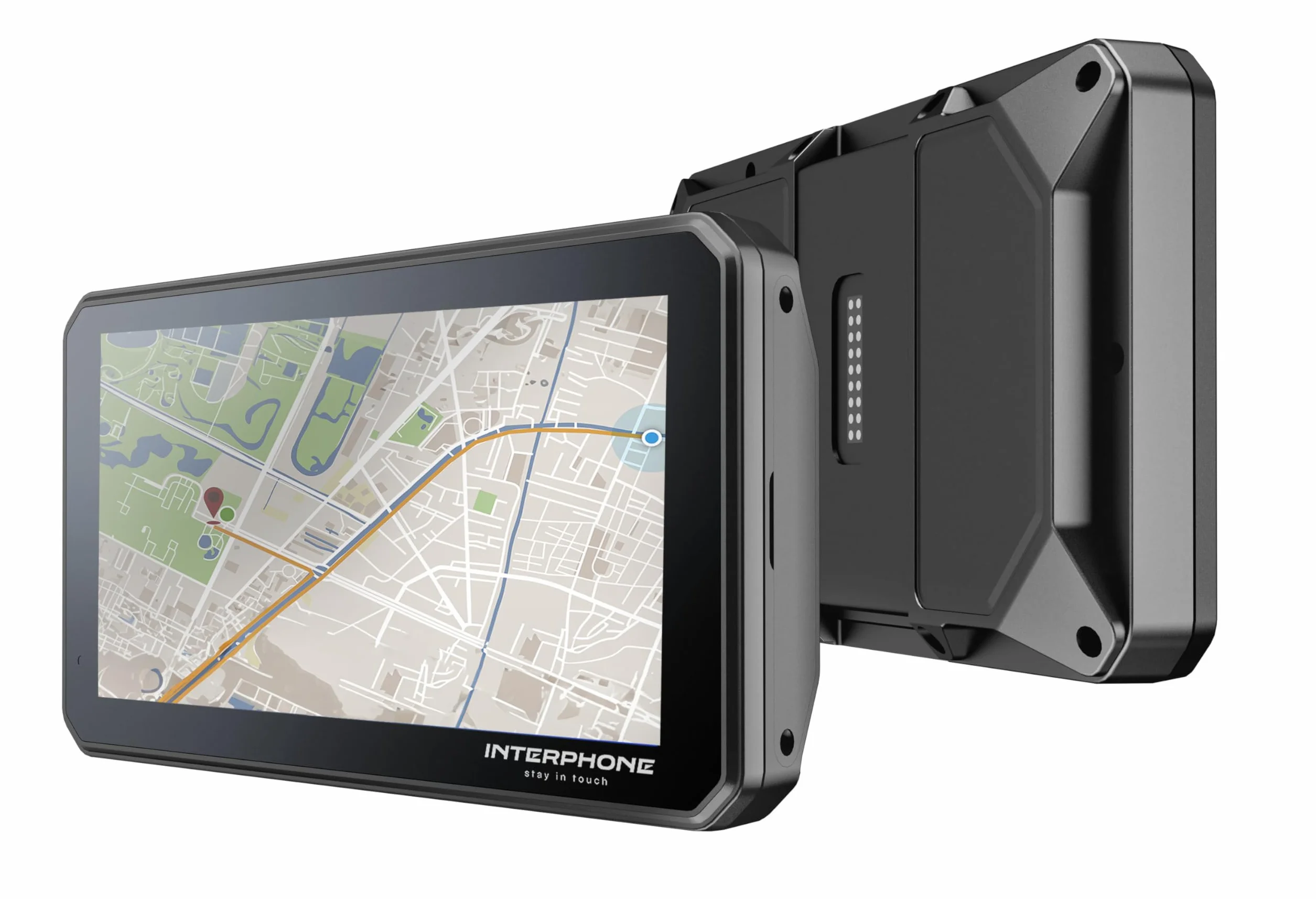INTERPHONE SYNC55B, Smart Display per moto BMW, Schermo moto Wi-Fi e Bluetooth da 5,5" per utilizzo Carplay Apple e Android Auto, compatibile con supporto navigator originale BMW