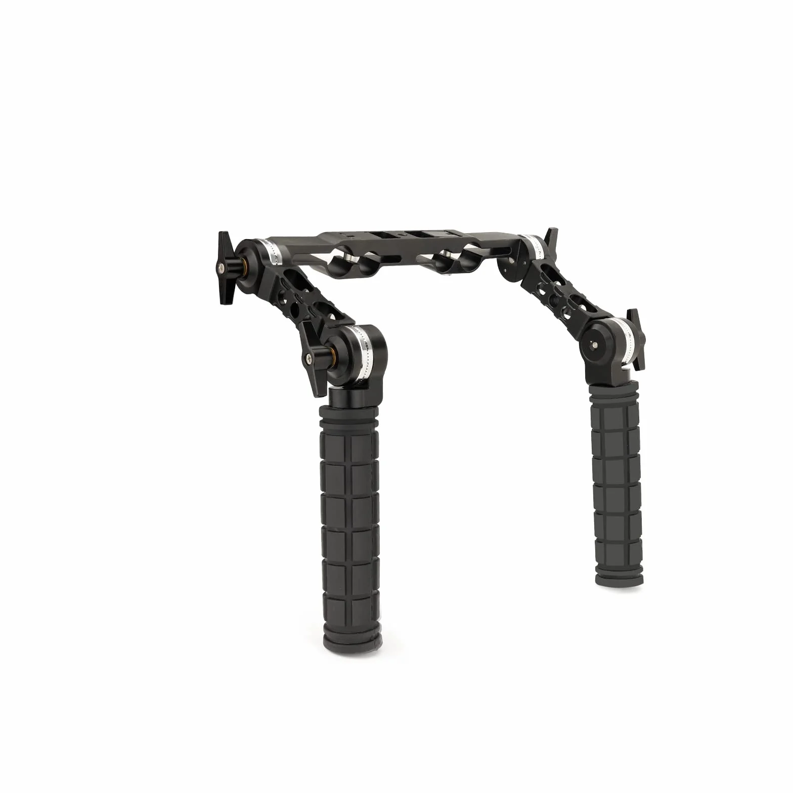CAMTREE Set di impugnature universali Hunt con rosetta da 19 mm/15 mm per DSLR e videocamere con supporto a spalla (CH-1915-RH)