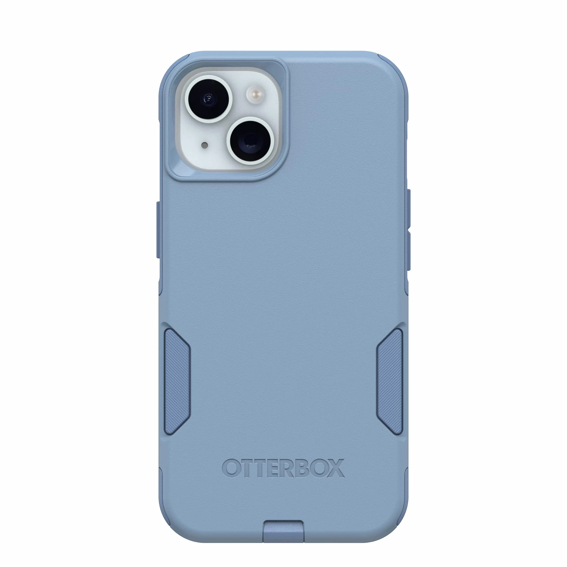 OtterBox Custodia per iPhone 15, iPhone 14 e iPhone 13 Commuter Series - Denim Crisp (Blu), Sottile e Resistente, Tascabile, con Protezione per Le Porte