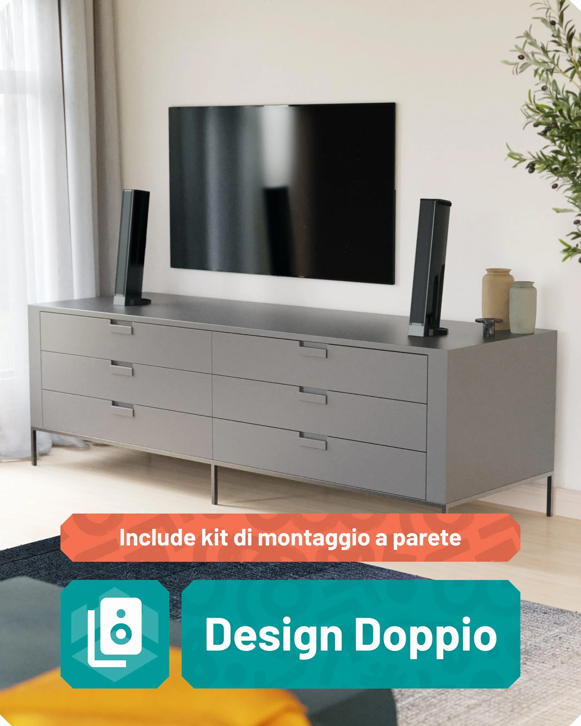 Oakcastle Soundbar Home Theater a 2 Vie Style | 120W Casse Altoparlanti 2.2 Cannali TV Surround Audio Monitor | Bluetooth, HDMI, RCA, AUX, Cavo Ottico Con Telecomando SB80