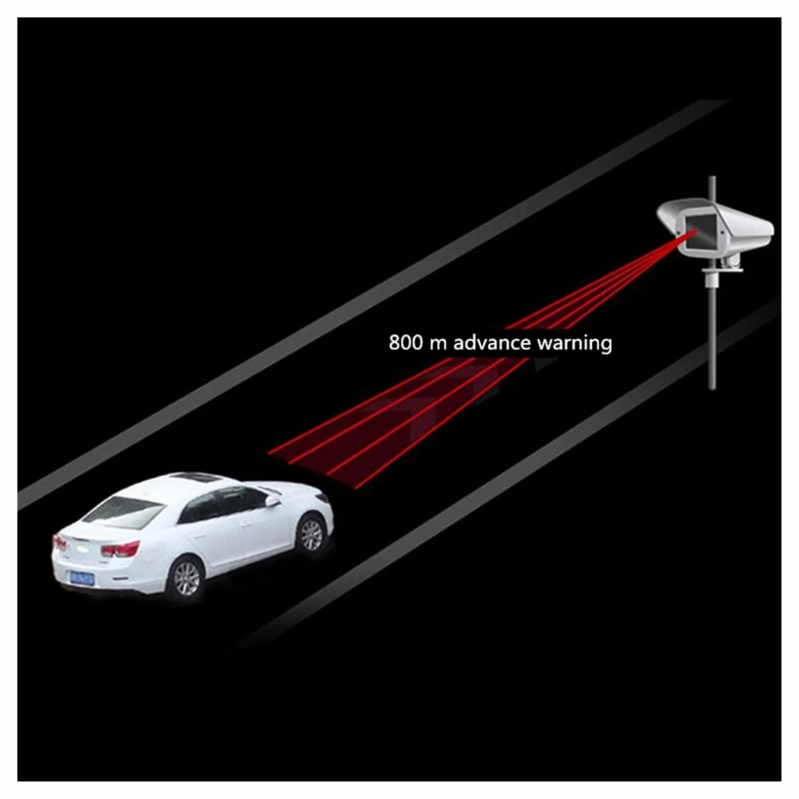 GPS Rilevatore Rilevatore di Auto da 12V Anti Radar a 360 Gradi PORTATO Display Police Speed ​​Car Electronics Voice Alert Anti Anti Radar Detector Auto Radar Rilevatore Radar
