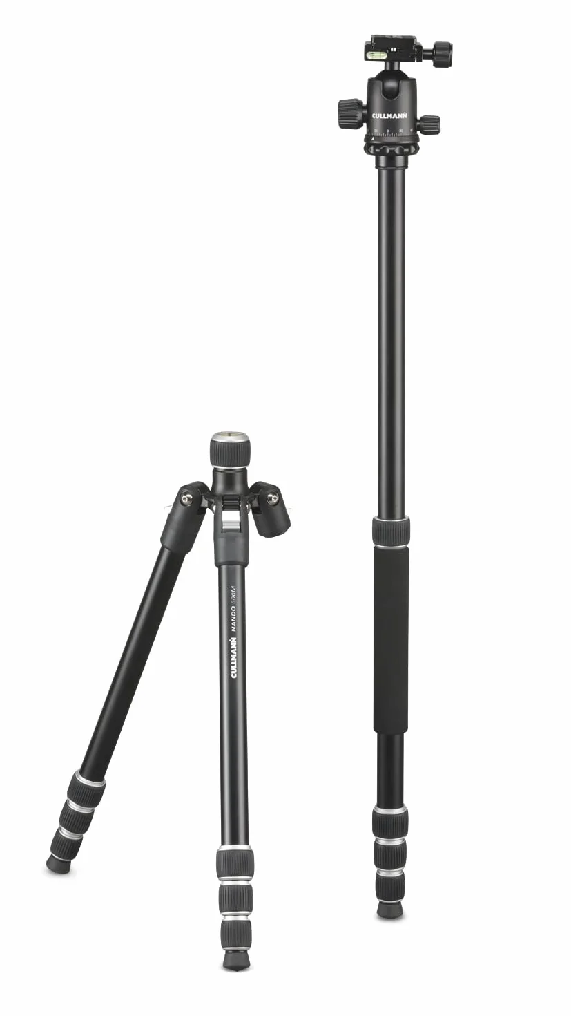 Cullmann - NANDO - 52327-560M RB8.5 - Treppiede - Alluminio - Treppiede da viaggio - Leggero - Sgancio rapido - Compatto
