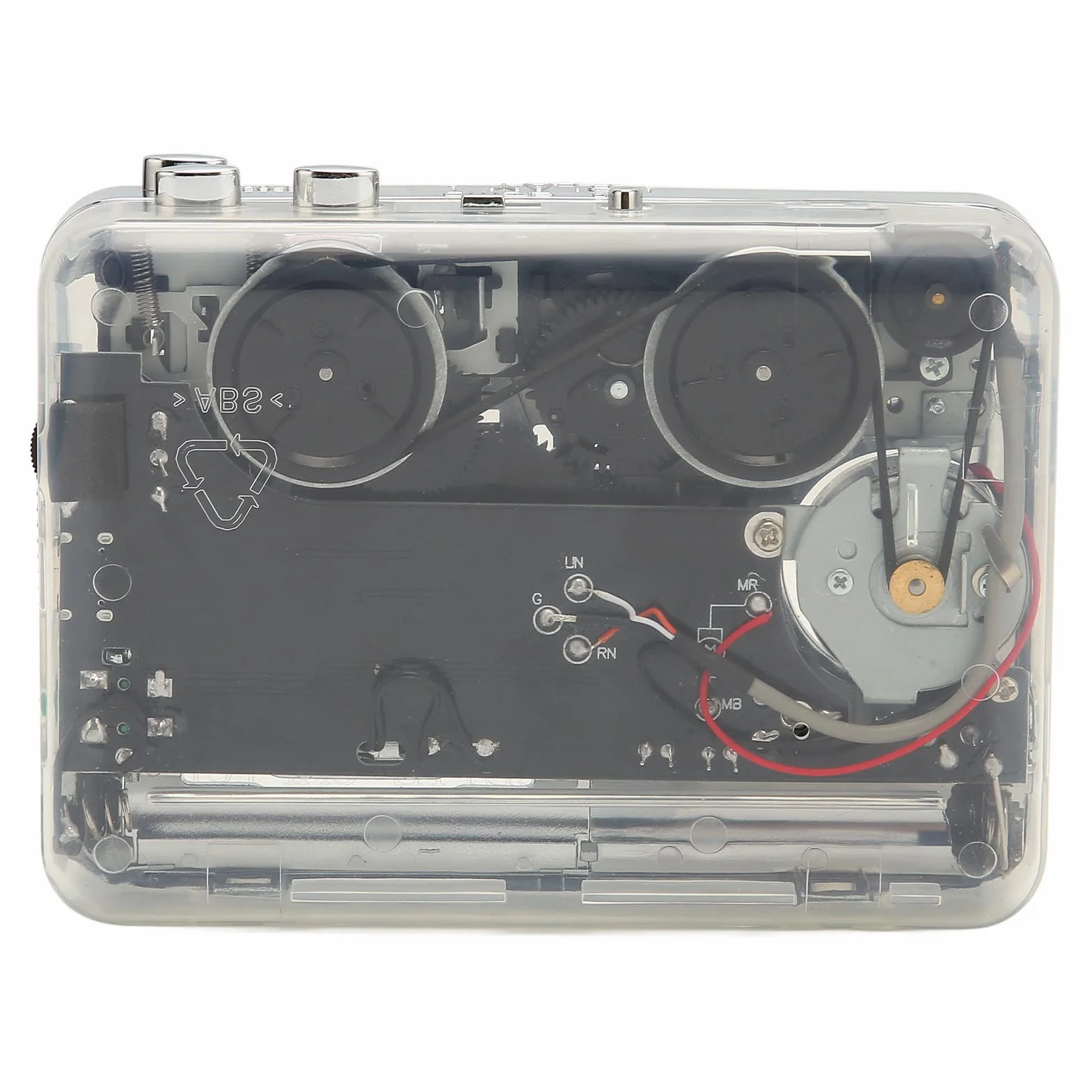 Topiky Lettore di Cassette, Convertitore da Cassetta USB a MP3 Portatile Lettore Musicale da Nastro a Lettore MP3, con Jack per Cuffie da 3,5 Mm, Compatibile per PC OS X