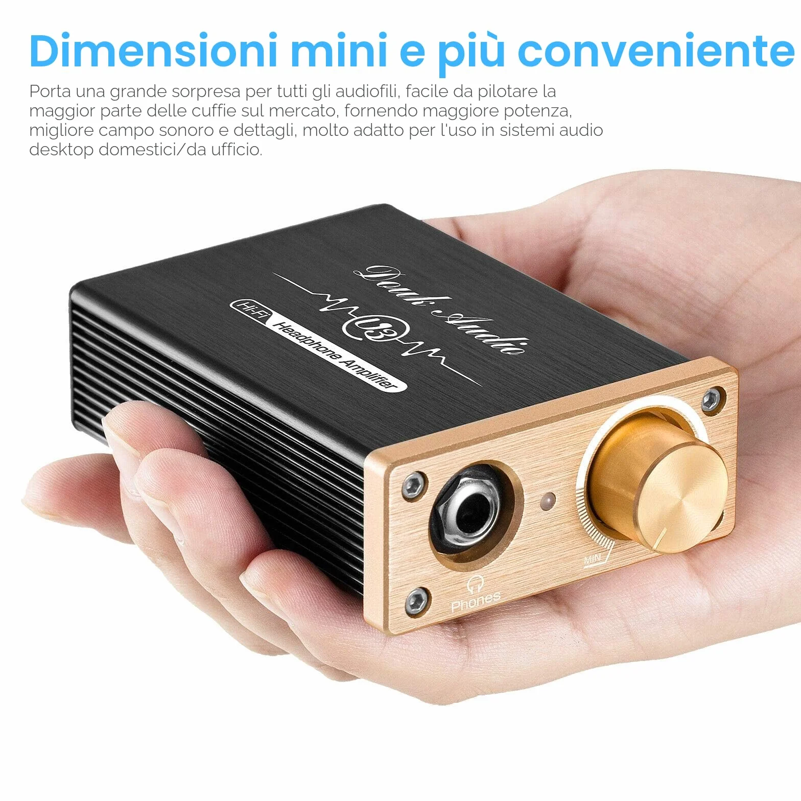 Douk Audio U3 Mini Amplificatore per cuffie stereo classe A