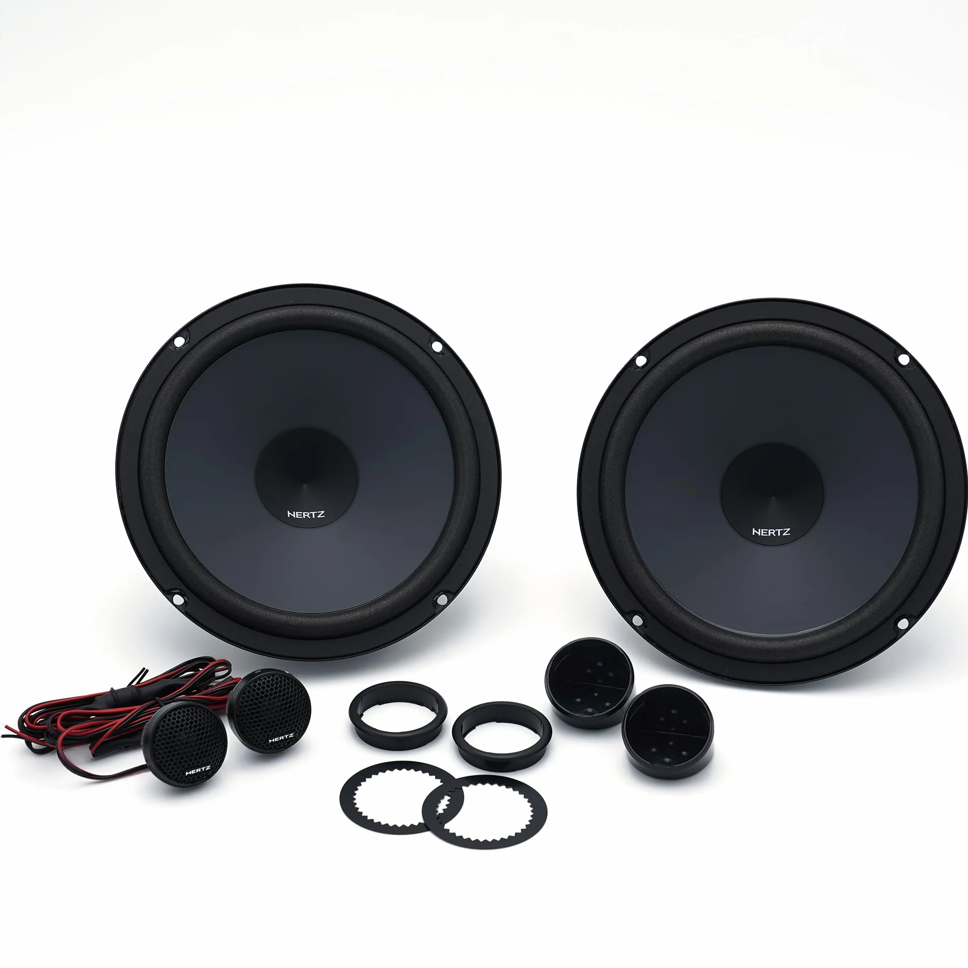 Hertz K 165 – Kit Altoparlanti 2 Vie Serie Uno con Woofer da 165 mm, Tweeter da 24 mm e Crossover Integrato, 300W Peak, 4 Ohm