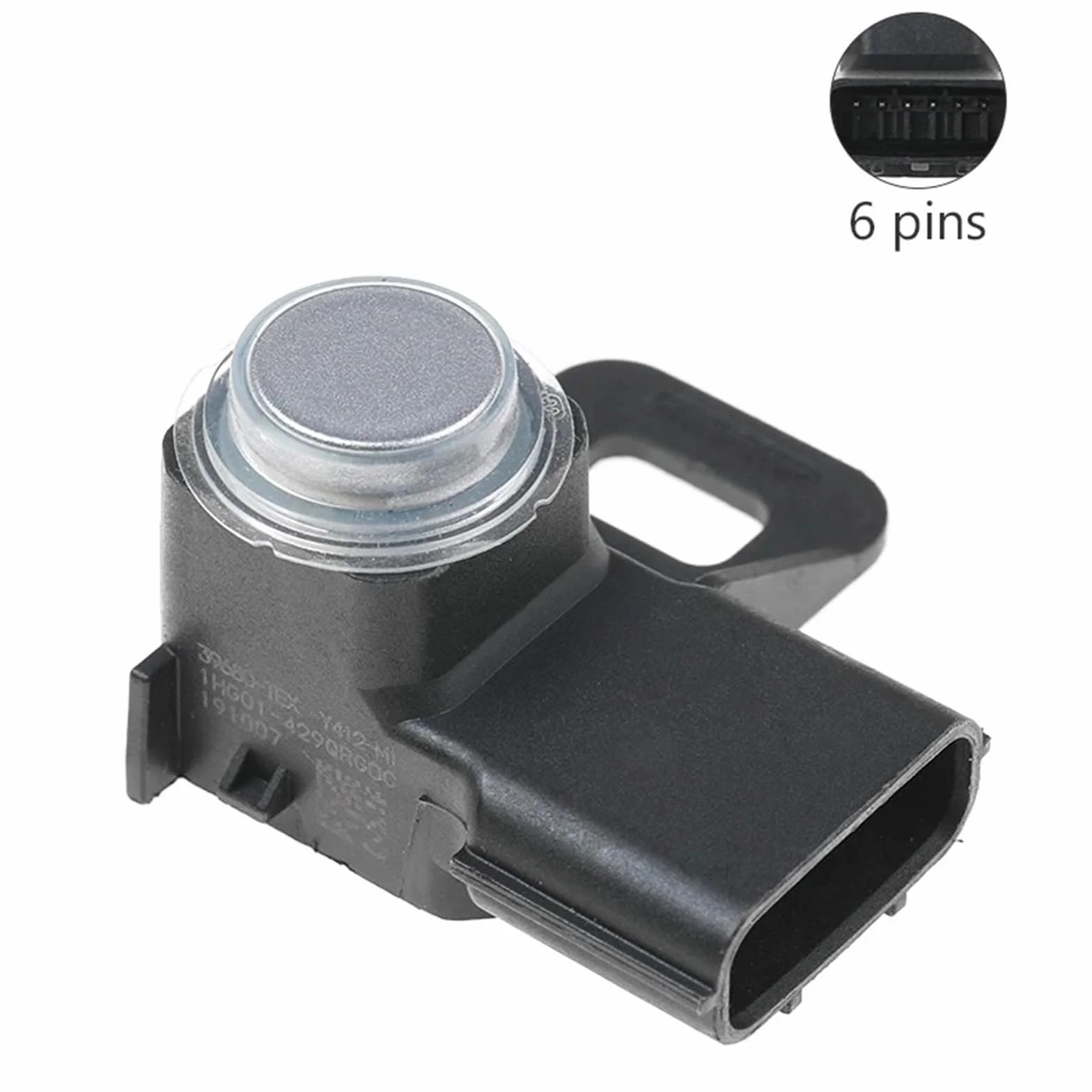 Sensori di parcheggio retromarcia 39680-TEX-Y412-M1 Sensori radar di assistenza al parcheggio a 6 pin Parktronic PDC per Honda Civic parti(Black)