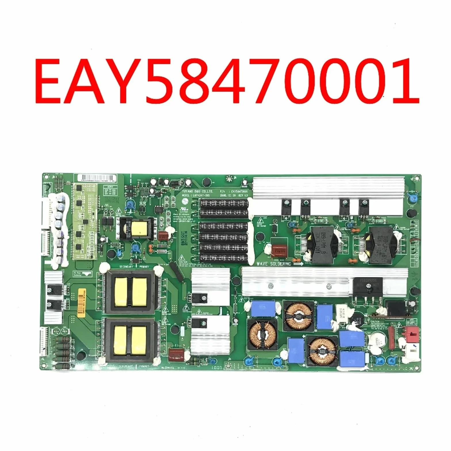 Scheda di Alimentazione EAY58470001 LGP4247-09S. Compatibile con TV LG 42SL90QD-CA 47SL80YD-CA. Accessori Professionali for TV.