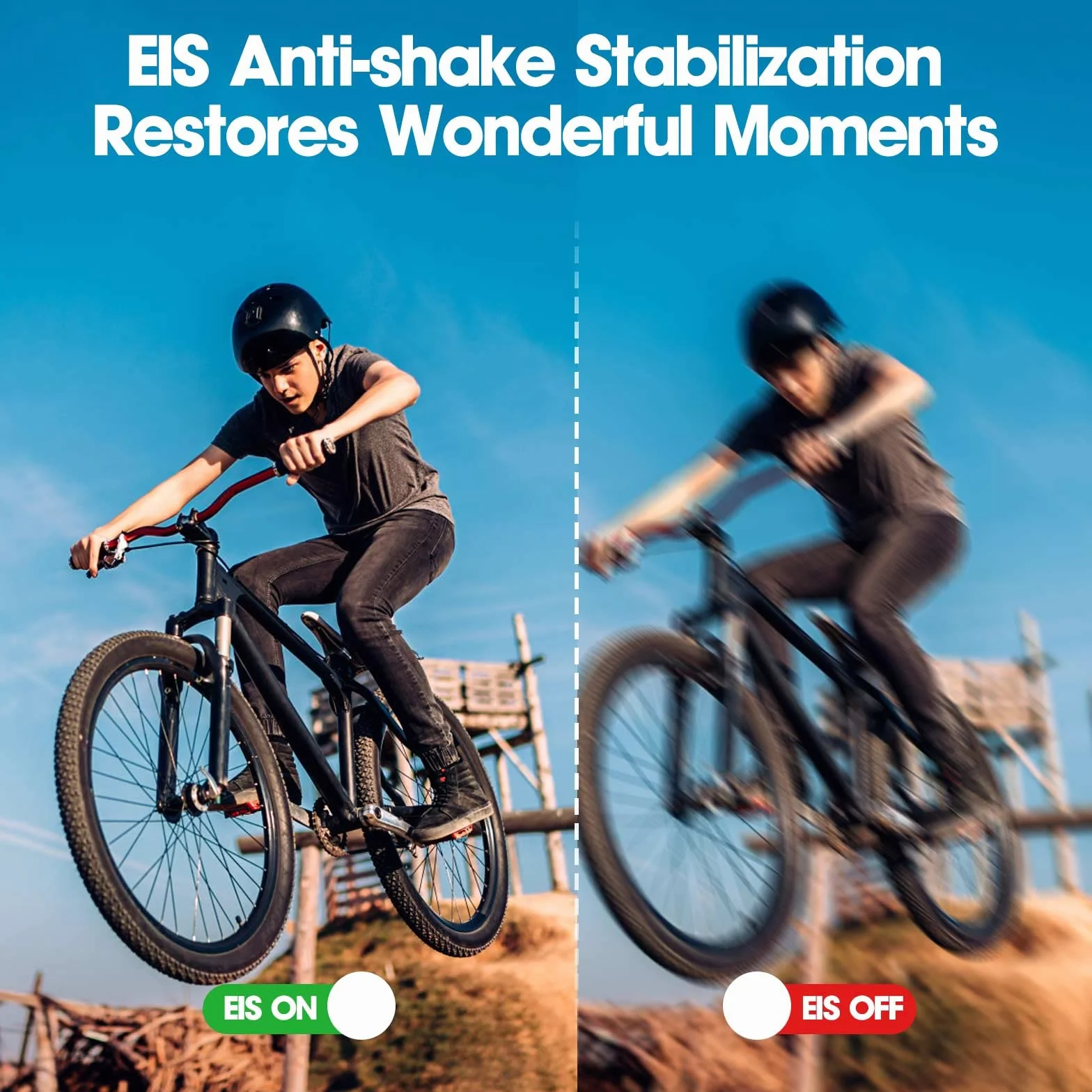 Action Cam 4K, videocamera subacquea da 20MP 50FPS Wi-Fi 40M con schermo touch screen IPS da 2", grandangolo Ultra HD 170°, telecomando, 2 batterie ricaricabili