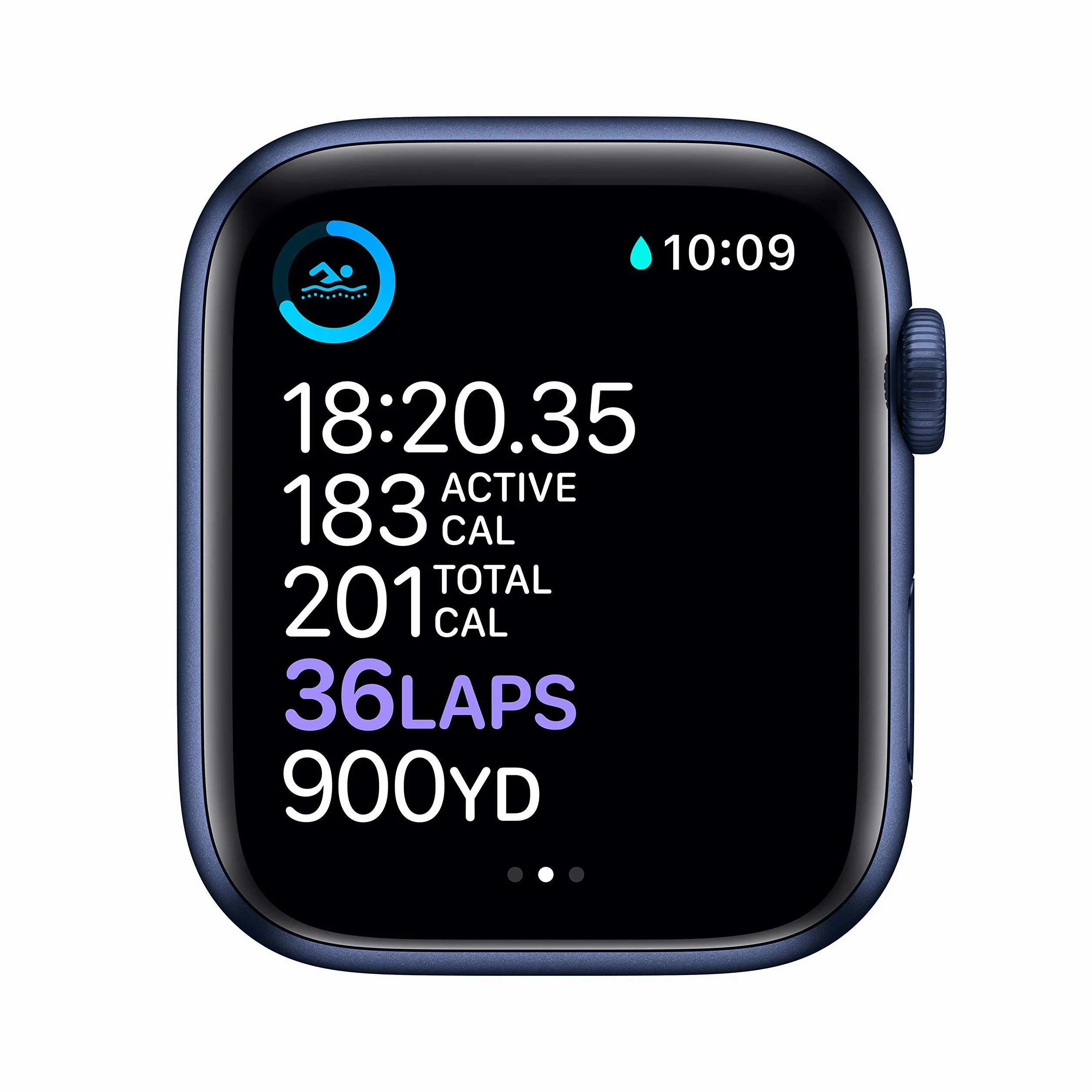Apple Watch Series 6 (GPS + Cellulare, 44MM) Cassa in Alluminio Blu con Cinturino Sport Blu Scuro (Ricondizionato)