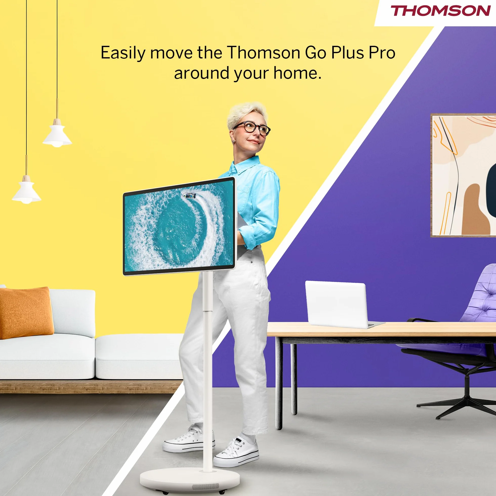 Thomson 27UE7M45 27 Cali 4K UHD Smart Touch Display Android
