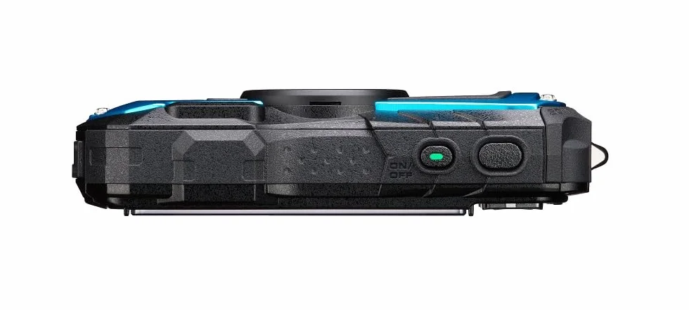 PENTAX WG-90 Blu - Fotocamera compatta digitale di classe standard, resistente all'acqua, progettata per la fotografia subacquea occasionale fino a una profondità di 14 metri
