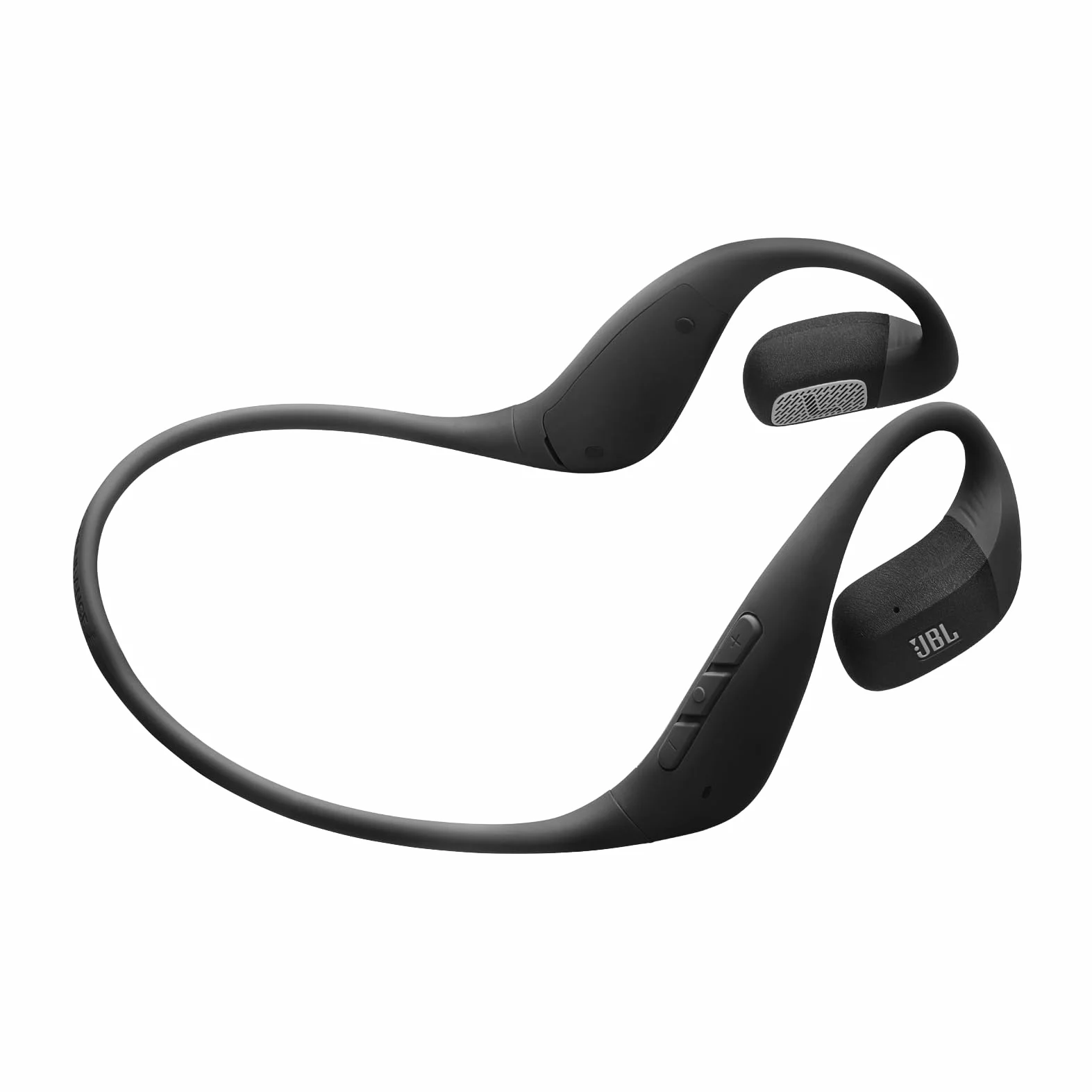 JBL Endurance Pace Cuffie Sportive Open-Ear con Bluetooth, Autonomia di 10 Ore, Archetto in Titanio Ultraleggero, Resistenza a Polvere e Acqua IP68, Tecnologia JBL OpenSound, Grigio/Nero