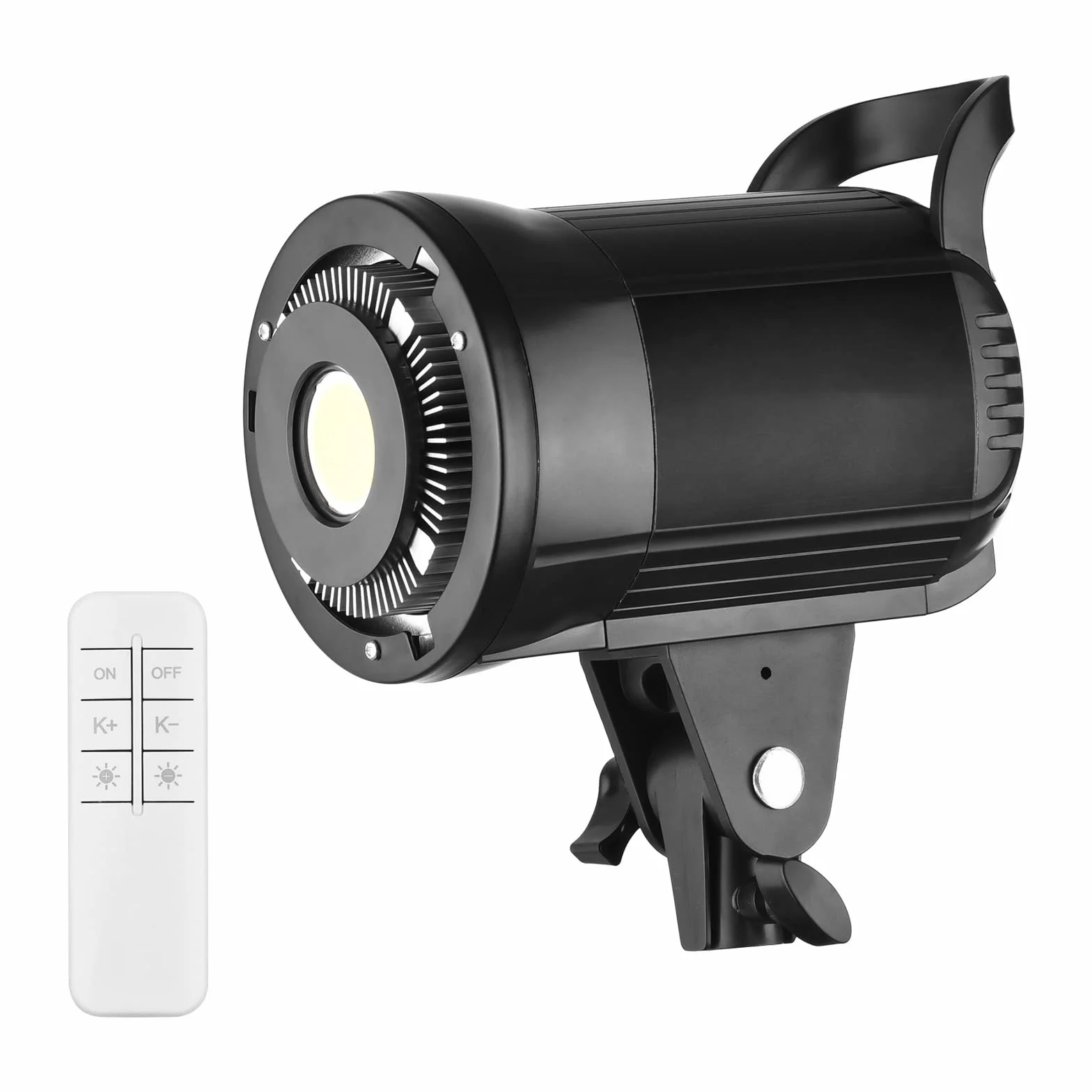 Andoer LM60Bi - Lampada video LED da 135 W, 3000 K a 5600 K, dimmerabile, con supporto Bowens e telecomando per studio fotografico YouTube
