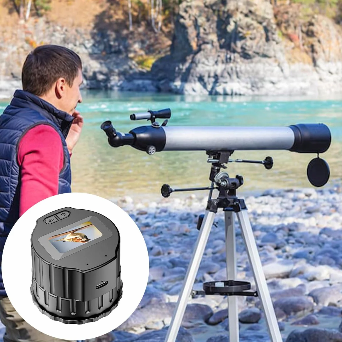 Alide Telescopio con oculare WiFi, telescopio elettronico wireless HD, cannocchiale portatile per birdwatching