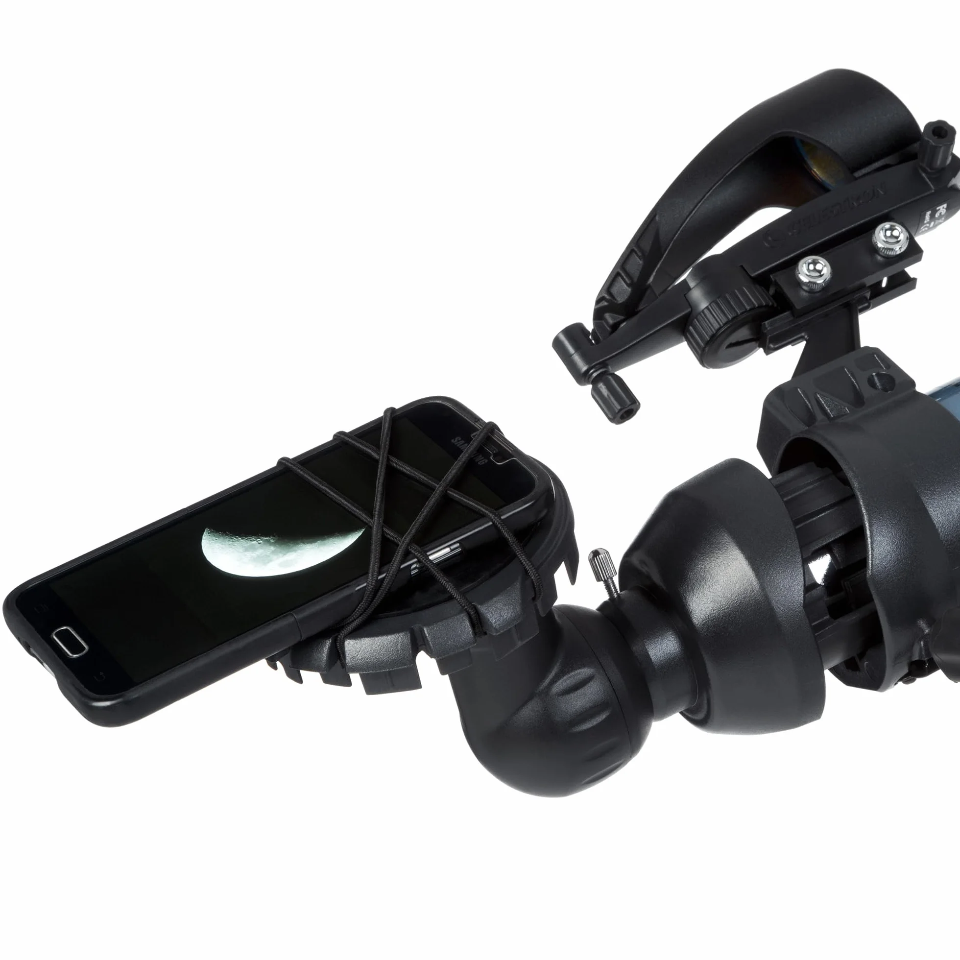 Celestron 22403 Inspire 100AZ Telescopio rifrattore con adattatore per smartphone incorporato, blu