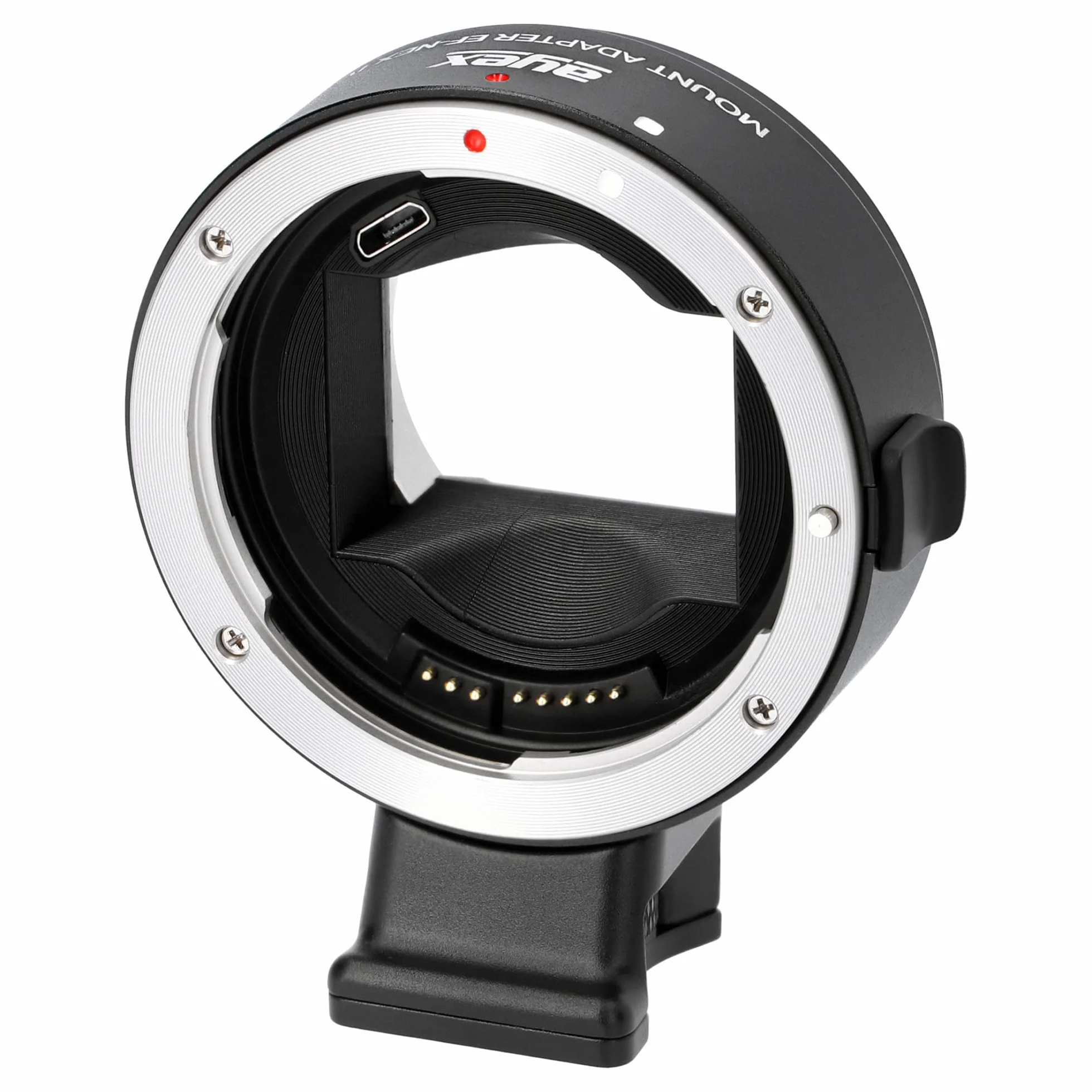 ayex Adattatore per obiettivo compatibile con obiettivi Canon EF, compatibile con fotocamere Sony E-Mount Dual Autofocus Control & is Stabilizzazione EF-NEX IV EF-E IV