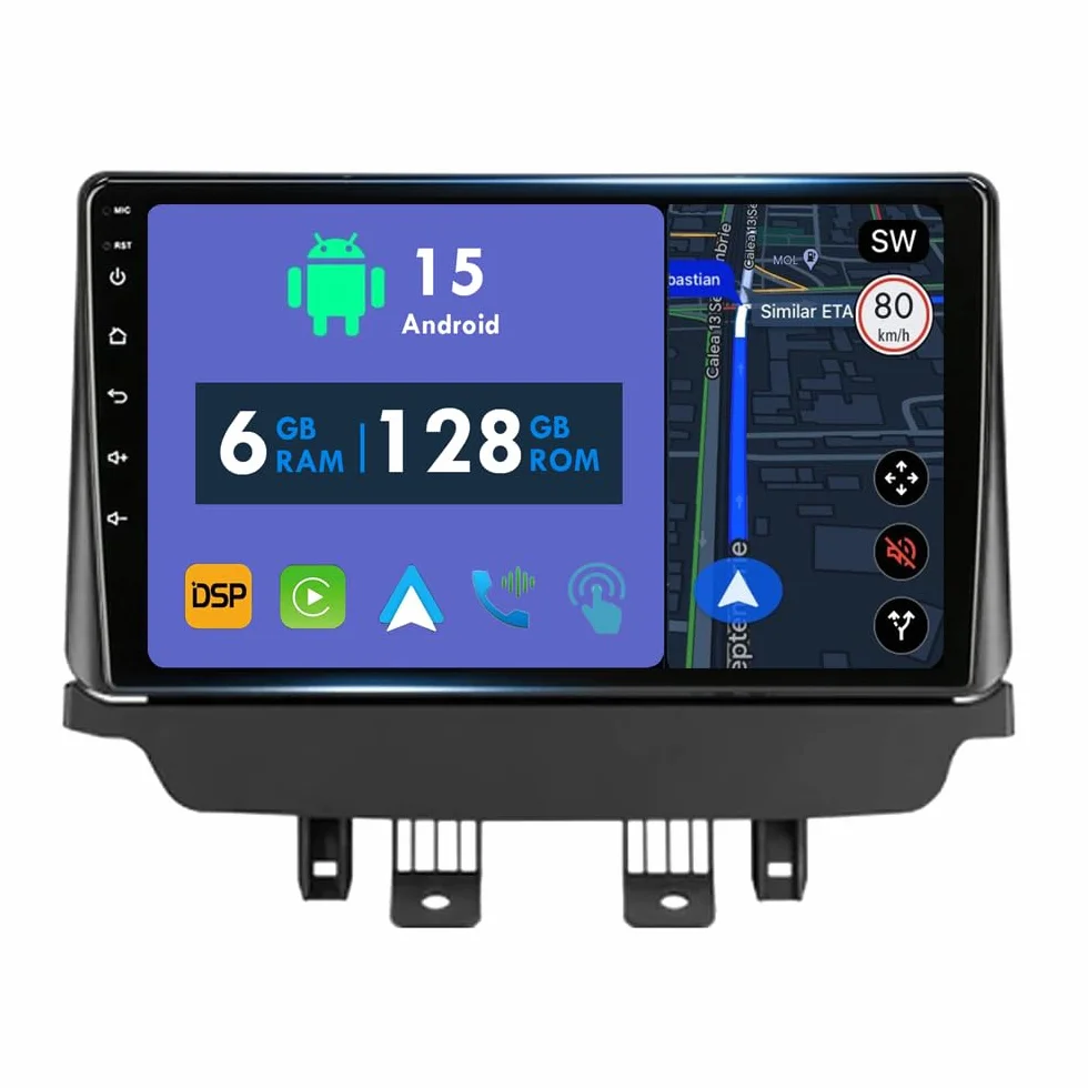 RoverOne Autoradio GPS per Mazda CX3 CX-3 CX 3 per Mazda 2 DK 2014 2015 2016-2021 Carplay Android Auto Stereo Head Unit Bluetooth Navigazione Sat