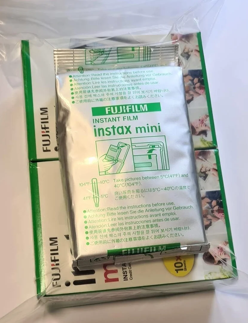 Fujifilm Instax Mini Instant Film, 10 fogli (confezione da 5)