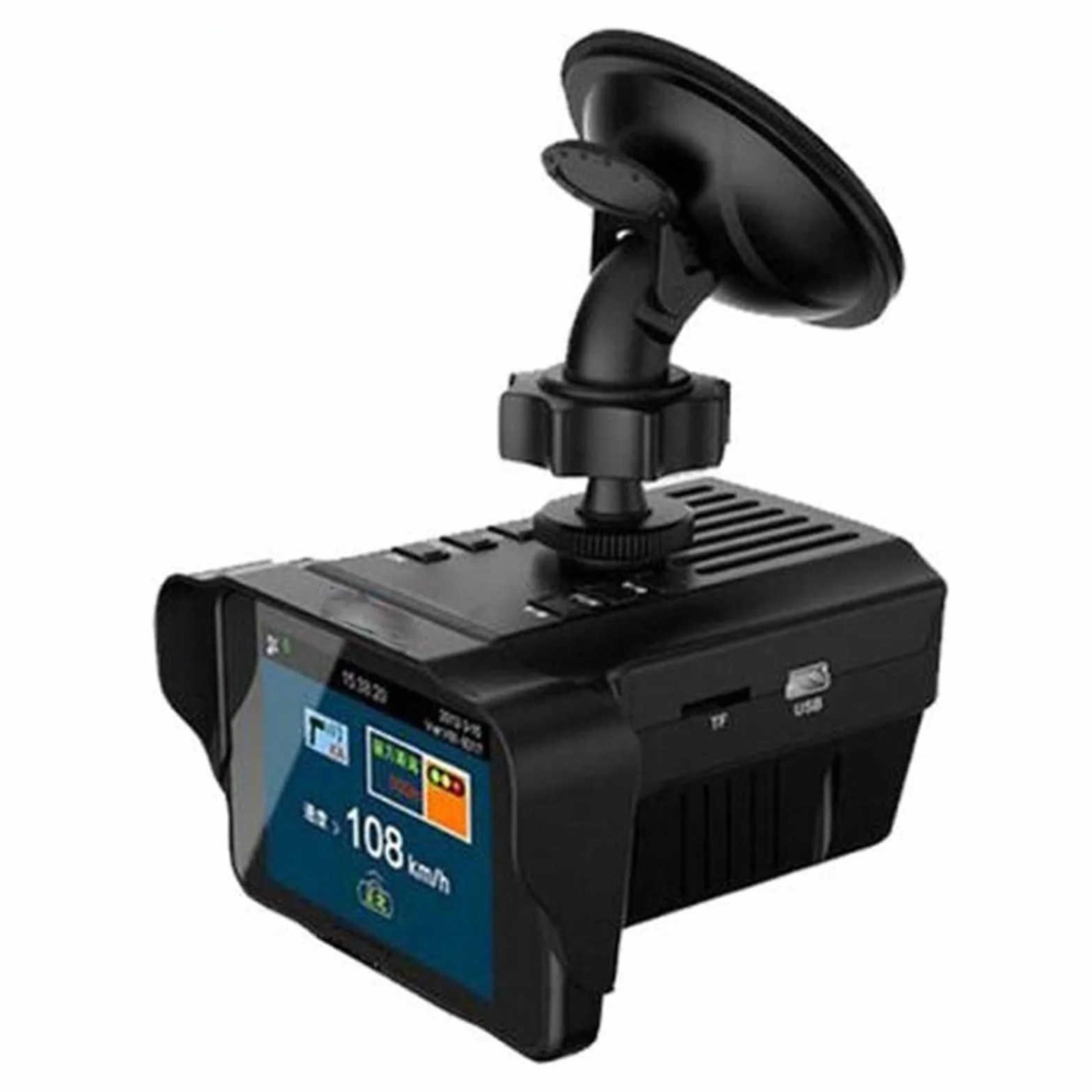 H588 Auto 2In1 Dashcam Antiradar Combo Segnale Autovelox Anti Radar Dvr Dash Cam Rilevatore Radar Intelligente Con Registratore