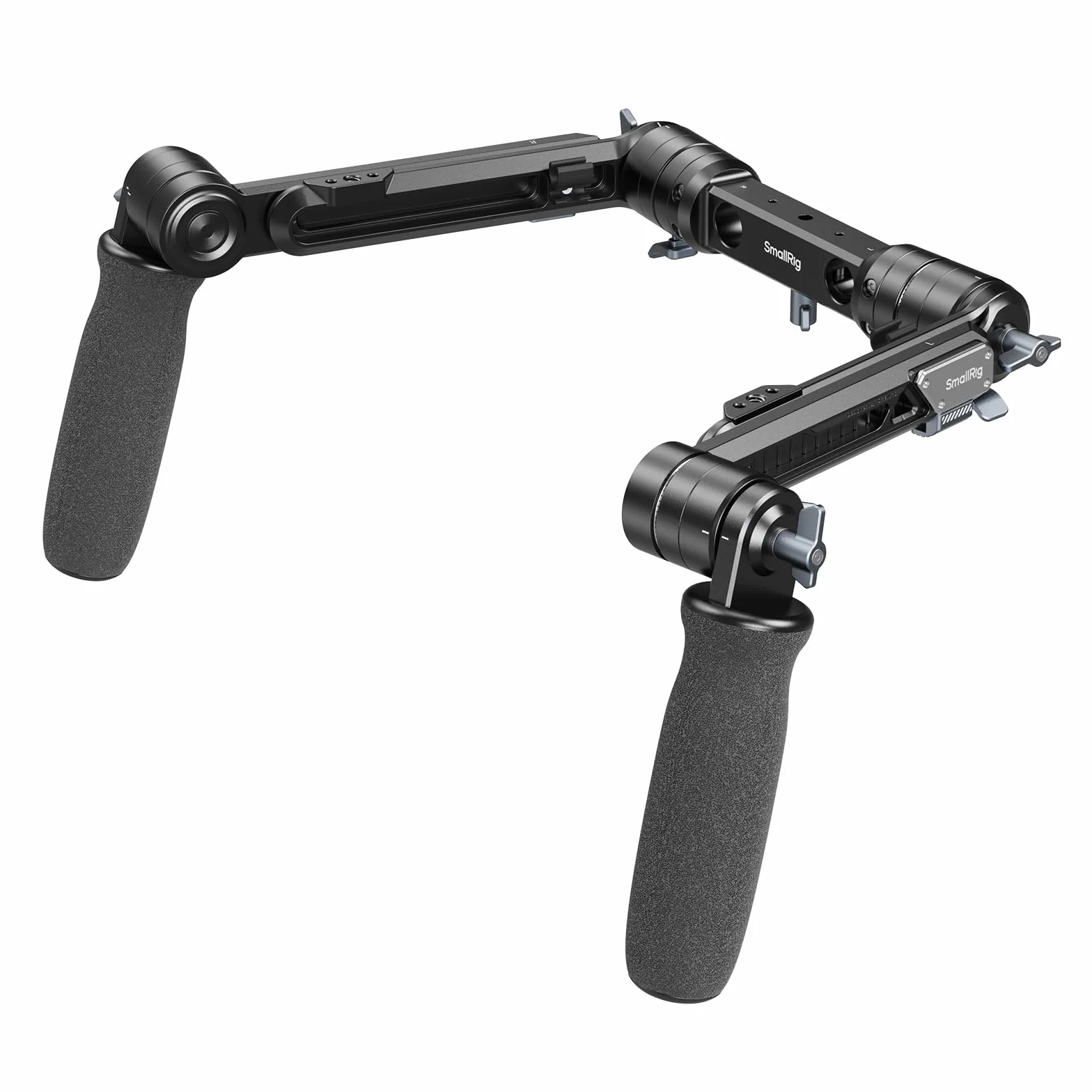 SMALLRIG Supporto a spalla con doppia impugnatura per aste LWS da 15 mm, rotazione One-Touch, supporto a spalla per fotocamera - 5205