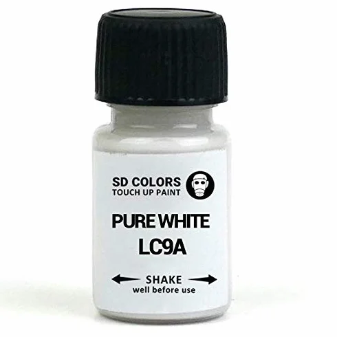 SD COLORS Vernice per ritocchi per auto LC9A bianco puro 15 ml