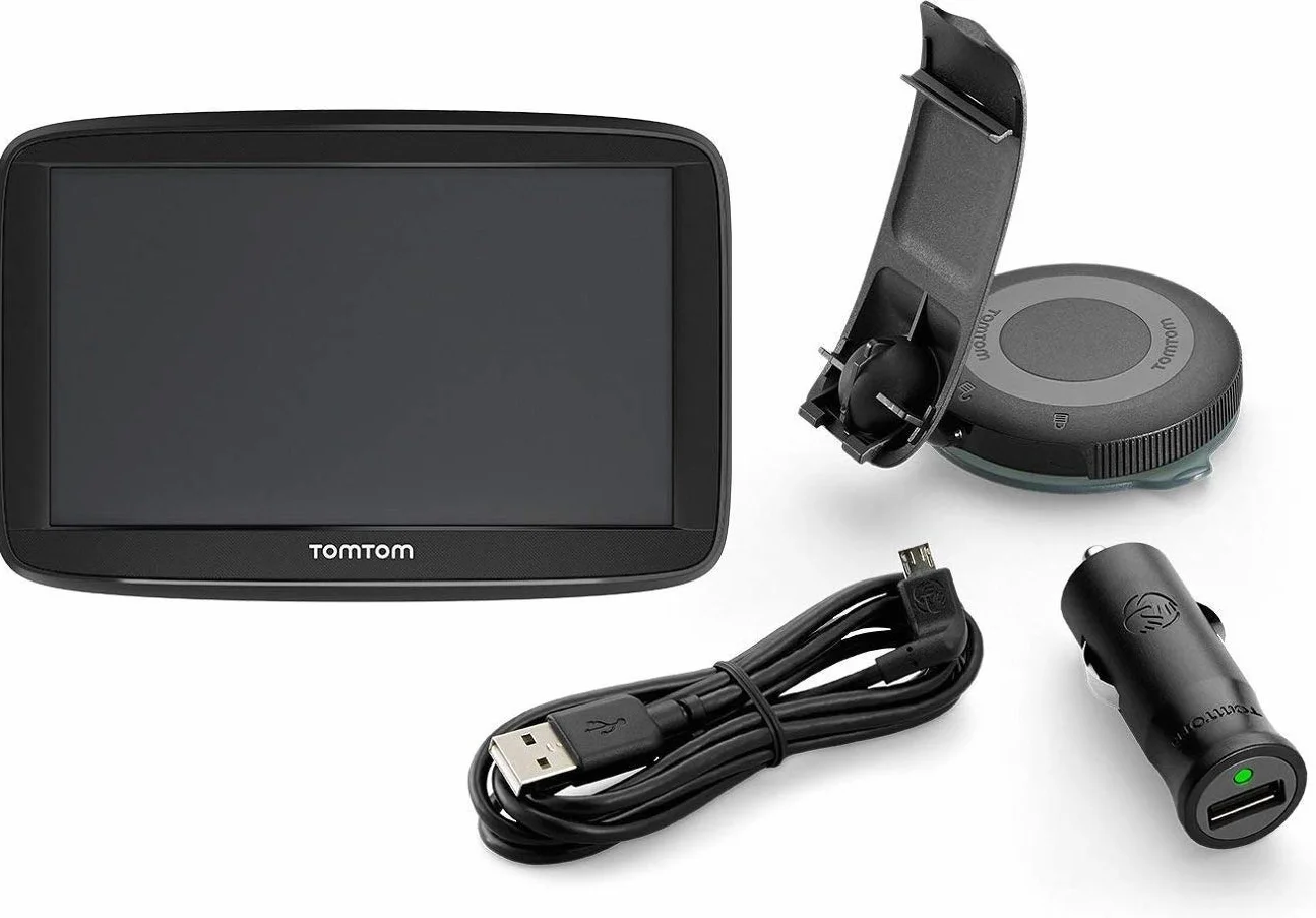 TomTom Navigatore Satellitare per Auto Start 52 Lite, con Mappe Europa, Supporto Reversibile Integrato [Amazon Exclusive], 5 Pollici