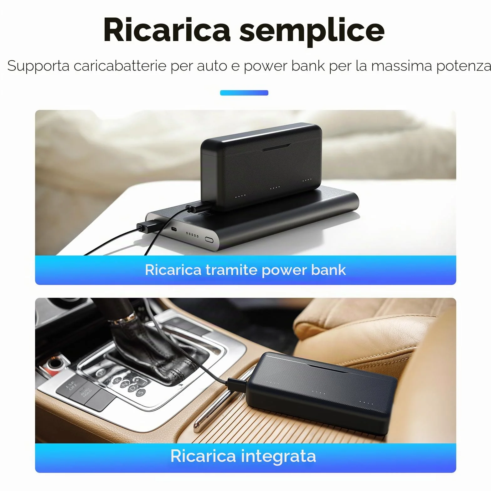 TELESIN Triplo Caricabatterie per DJI Osmo Action 5 Pro 4 3, Custodia di Ricarica Rapida USB con Cavo Type-C per la Batteria Originale di Osmo Action 5 4 3, Accessori Caricabatterie per Action Camera