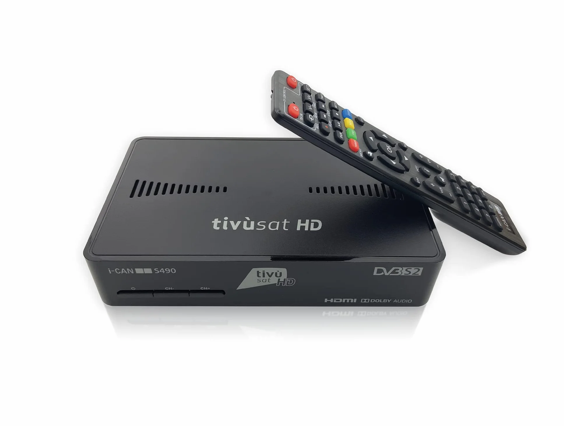 I-Can S490 Decoder Satellitare con Smart Card tivùsat Classic HD