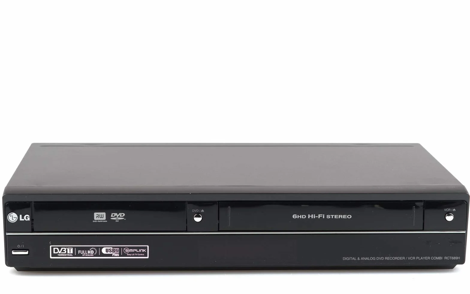 LG RCT689H Lettore DVD e VHS + Registratore DVD con VCR