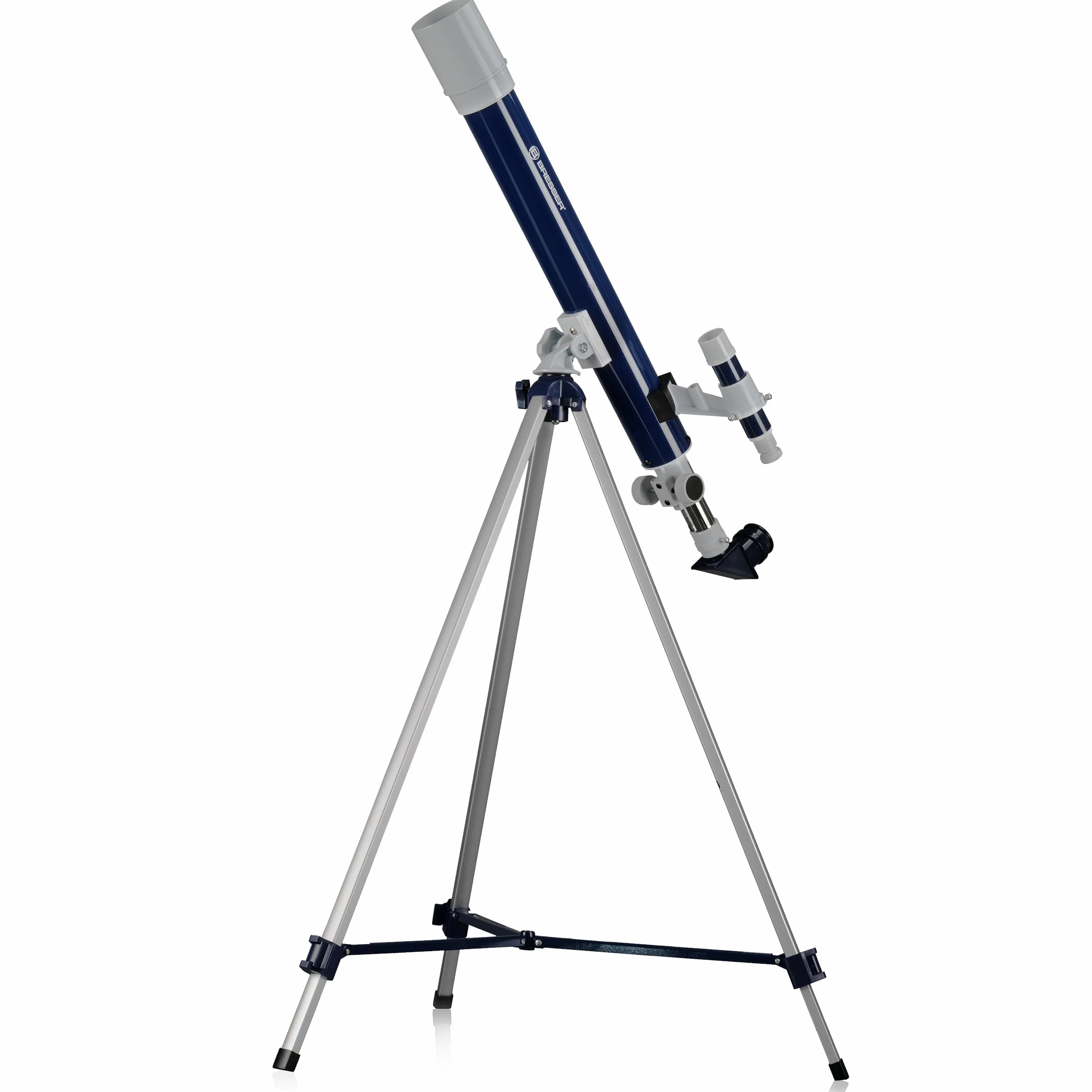 Bresser Telescopio Riffrattore 50/600 Kit Principianti Ingrandimento 30-150x Filtro Lunare 3 Oculari Specchio Zenitale