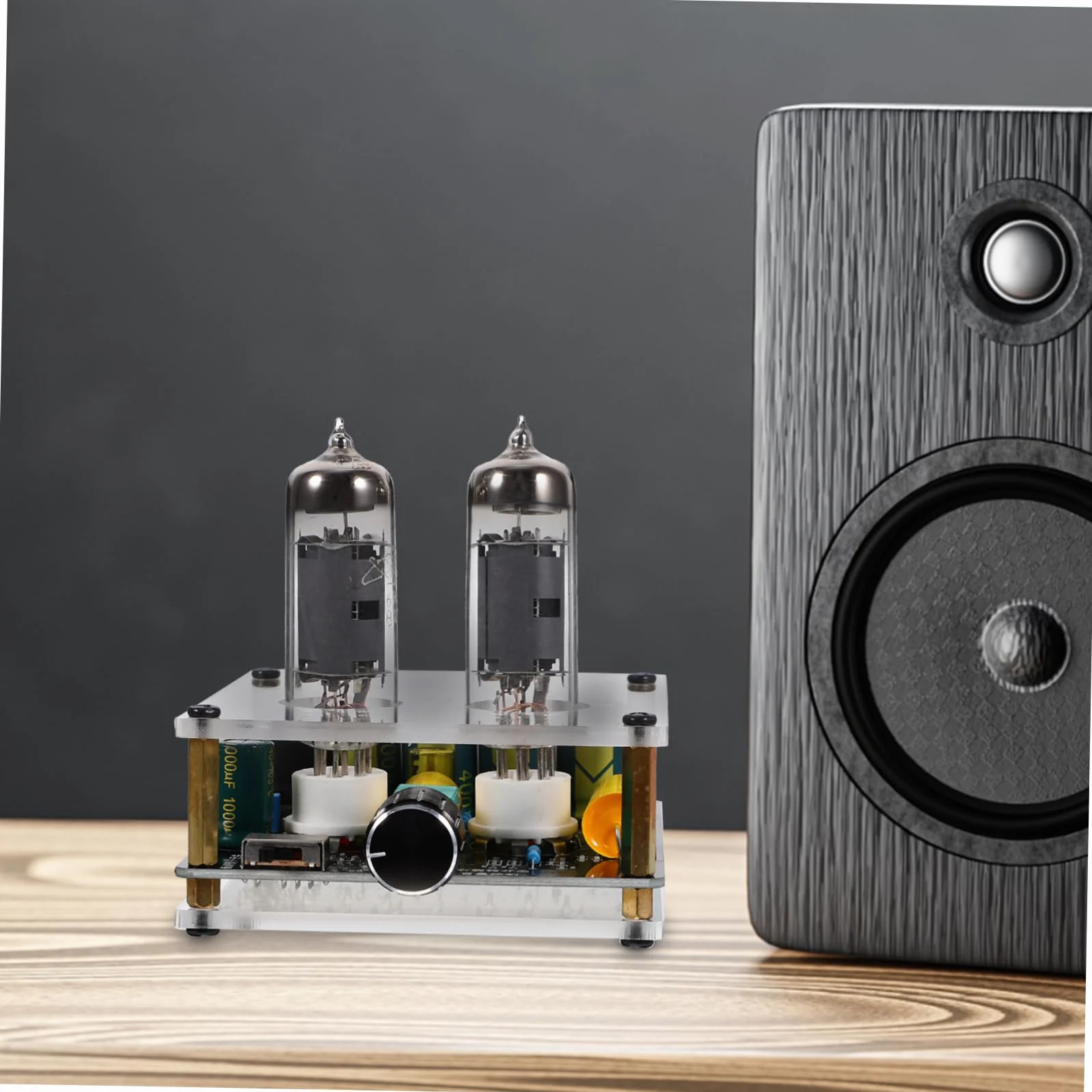 SECFOU Preamplificatore Valvolare per Giradischi, Home Theater Fai da Te